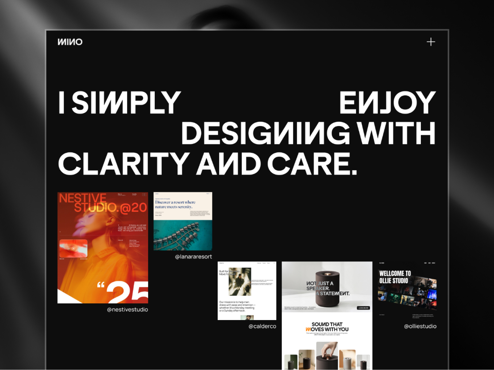 创意机构官网设计灵感，博客内容、设计工作室 Framer 网站模板详情图 2