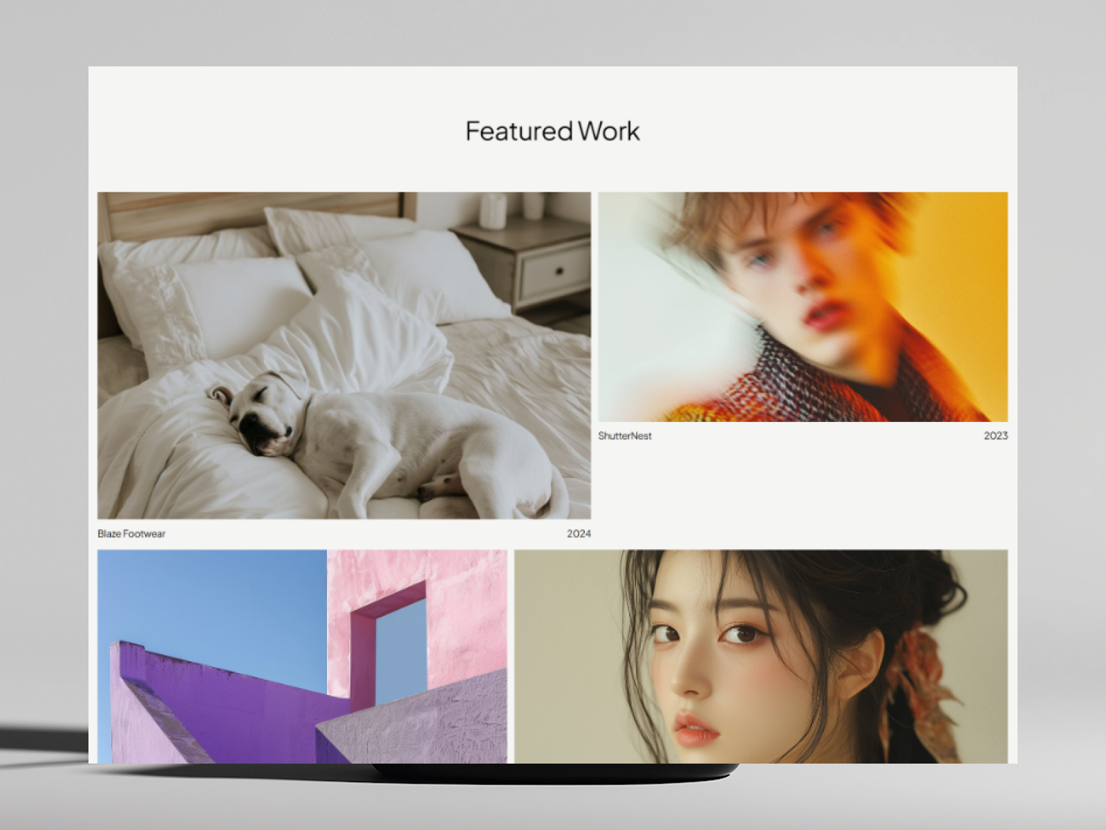 极简创意机构官网设计灵感，设计工作室、作品集 Framer 网站模板详情图 3