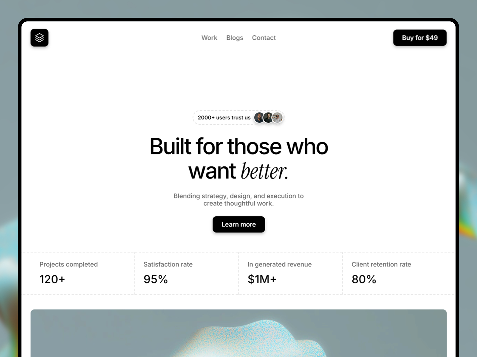 现代动效个人品牌网站设计灵感，SaaS、作品集 Framer 网站模板详情图 1