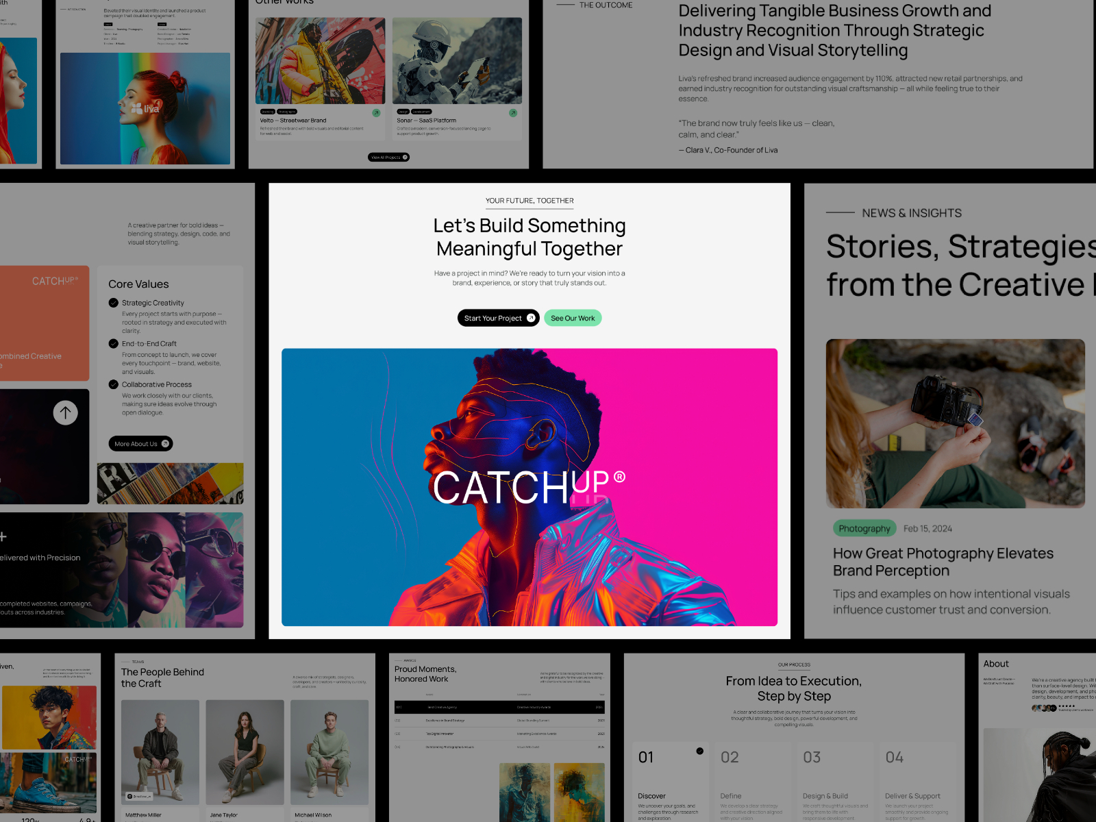 现代专业网站设计灵感，设计工作室、作品集 Framer 网站模板详情图 3