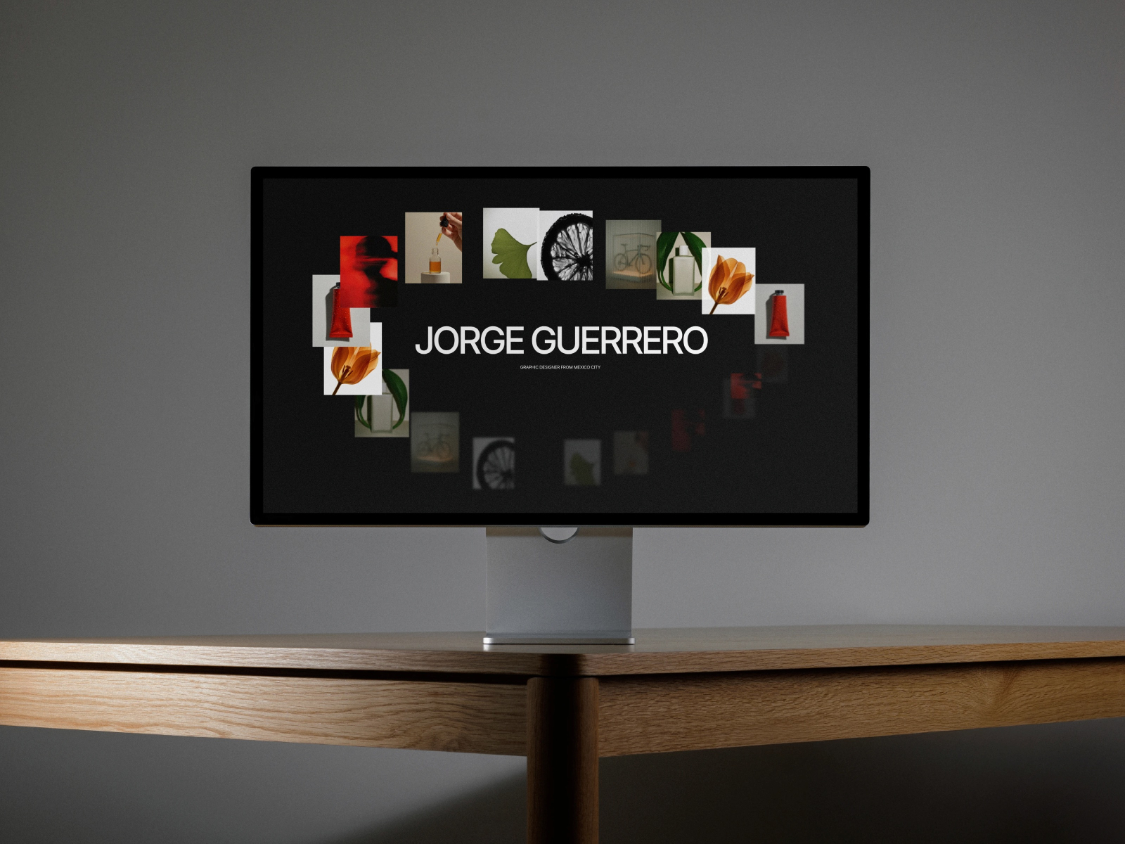 高级暗黑黑白极简作品集网站设计灵感，作品集 Framer 网站模板详情图 2