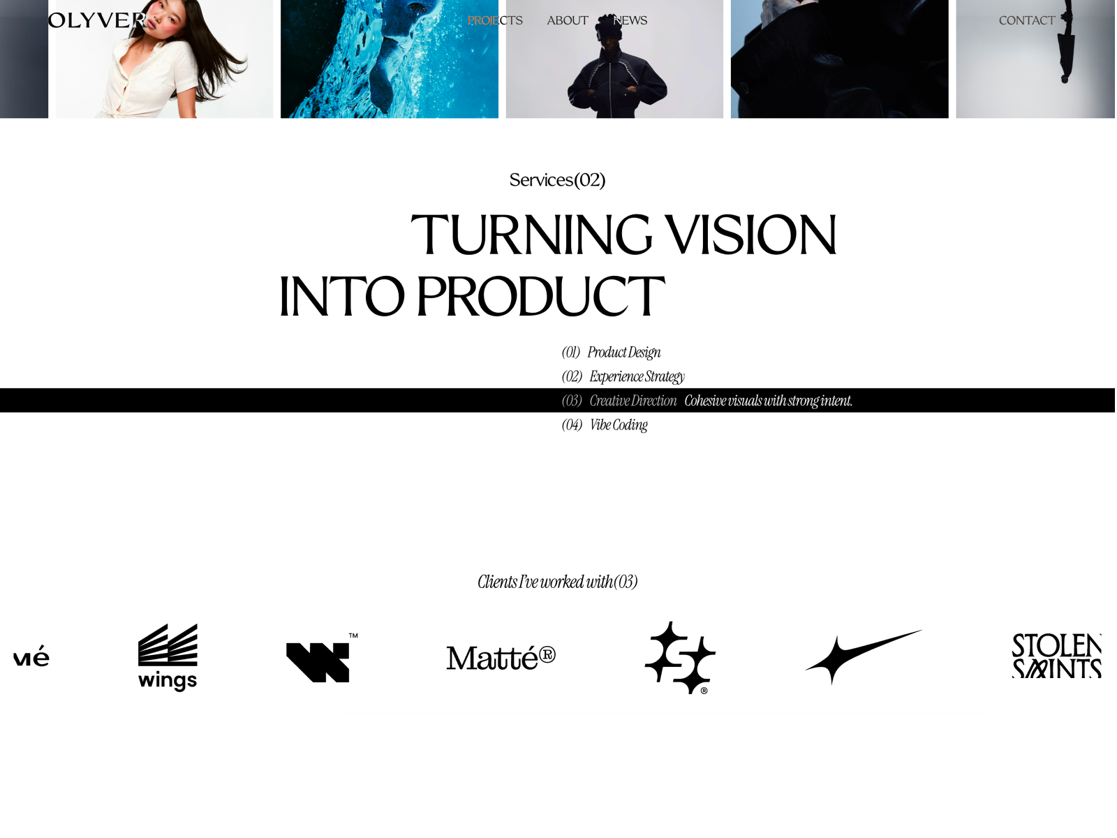 极简动效创意机构官网设计灵感，设计工作室、作品集 Framer 网站模板详情图 4