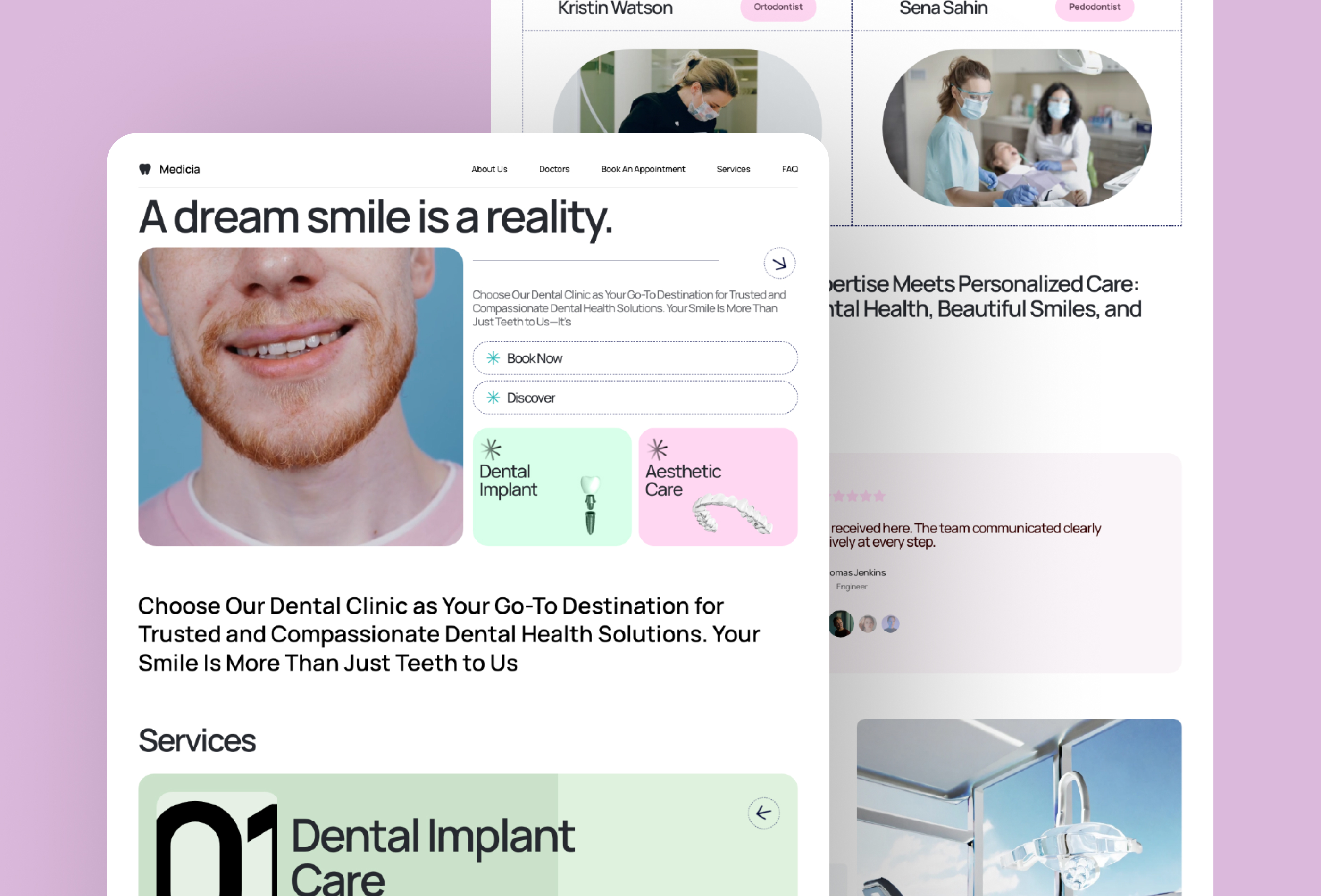 医疗健康网站设计灵感，医疗健康、SaaS Framer 网站模板详情图 3