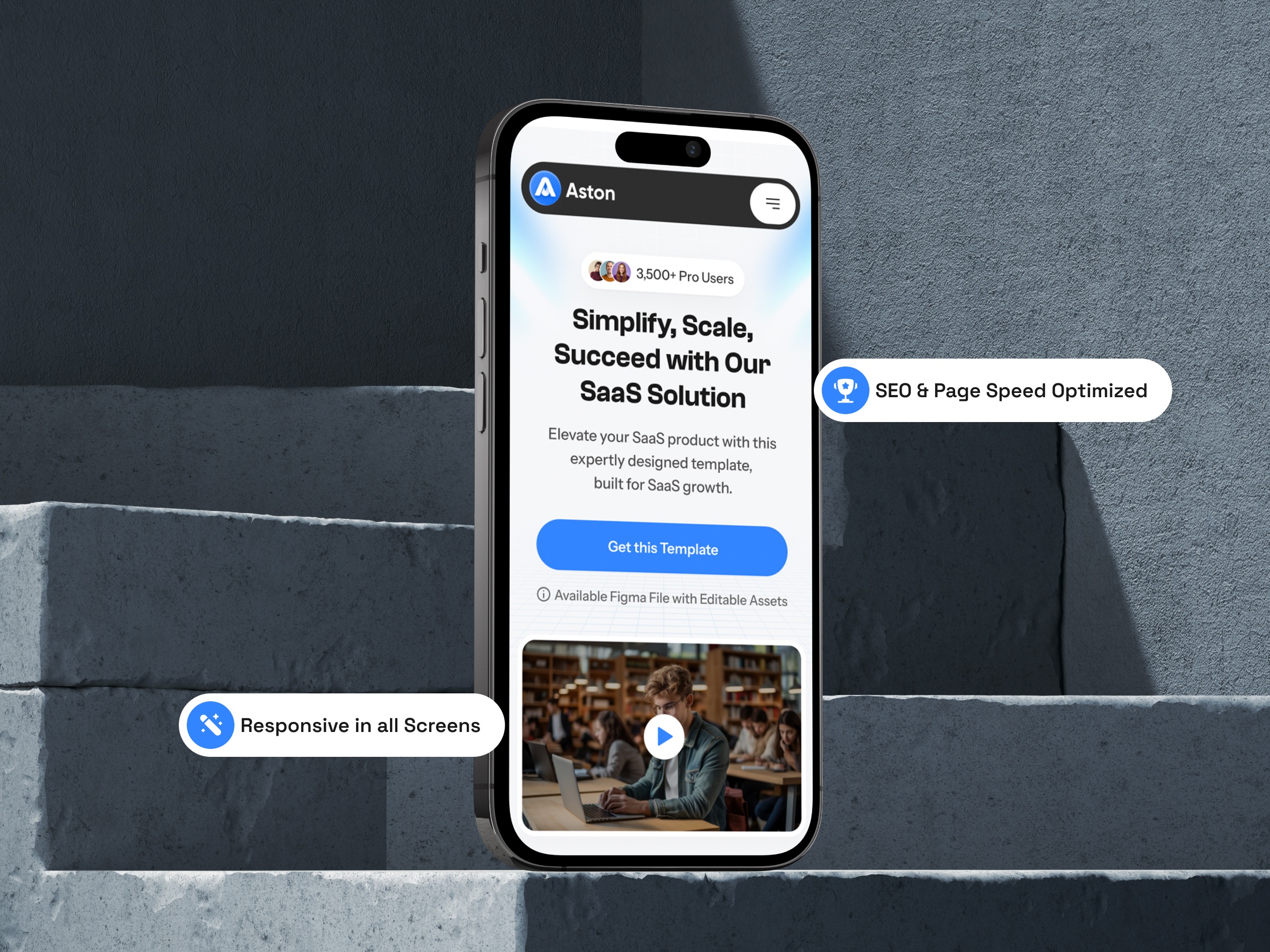 AI 产品官网设计灵感，人工智能、SaaS Framer 网站模板详情图 3
