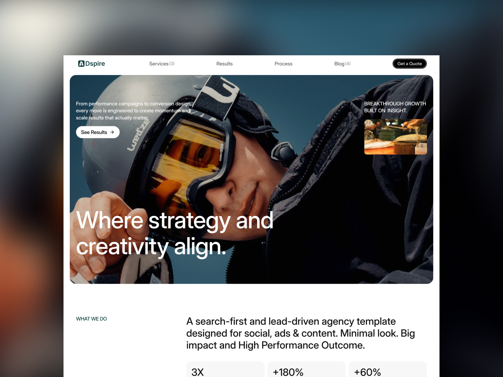 黑白极简动效电商网站设计灵感，电商、设计工作室 Framer 网站模板详情图 1