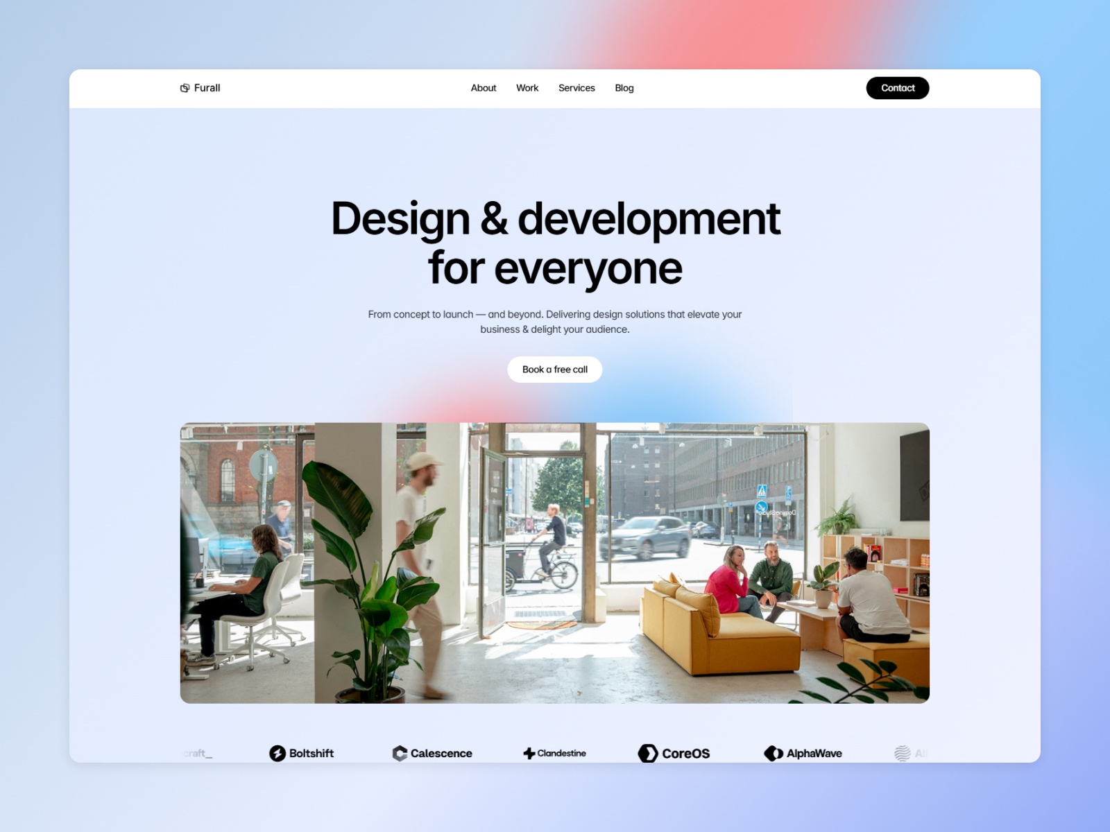 极简现代创意机构官网设计灵感，SaaS、设计工作室 Framer 网站模板详情图 1
