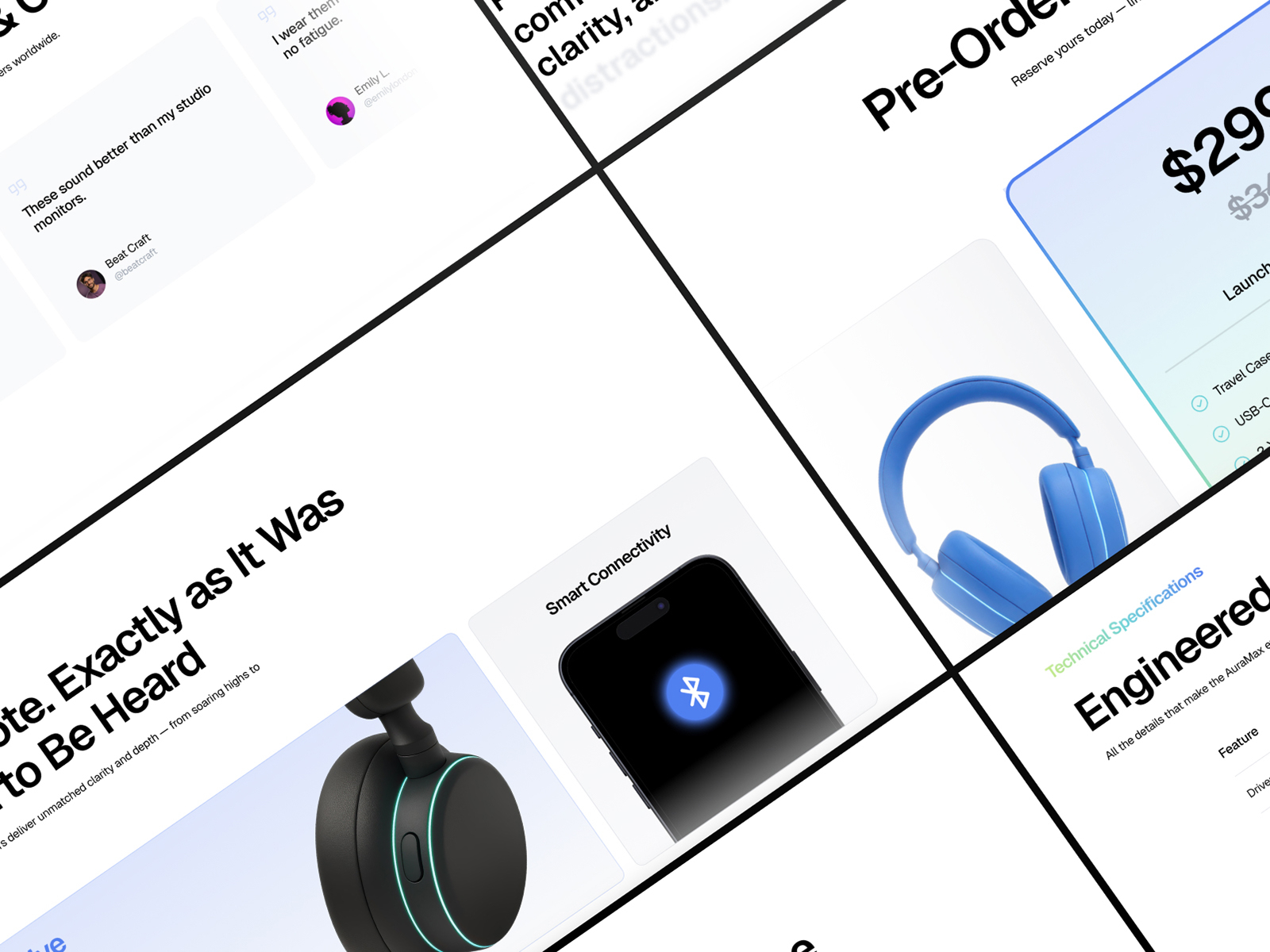 极简现代电商网站设计灵感，电商、SaaS Framer 网站模板详情图 2