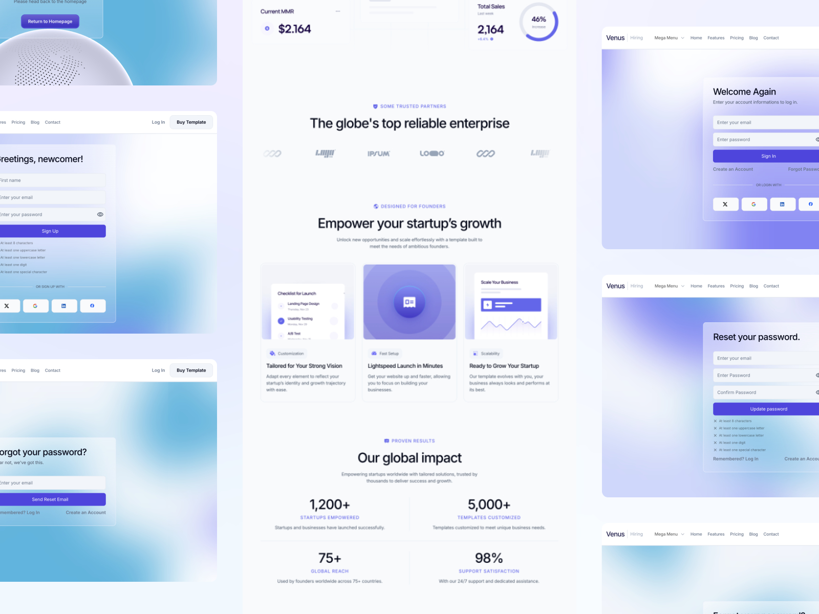 现代专业 SaaS 产品官网设计灵感，SaaS、落地页 Framer 网站模板详情图 4
