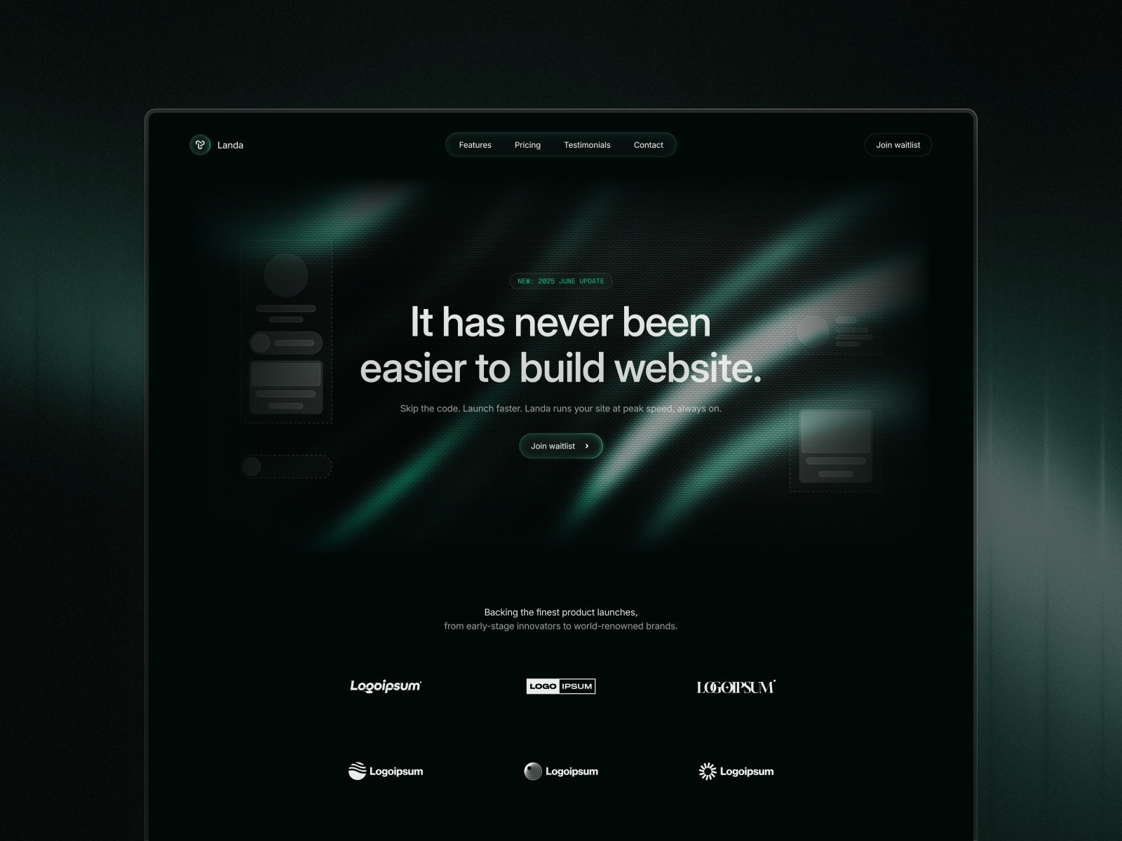 极简动效 Web3 项目官网设计灵感，Web3、人工智能 Framer 网站模板详情图 1