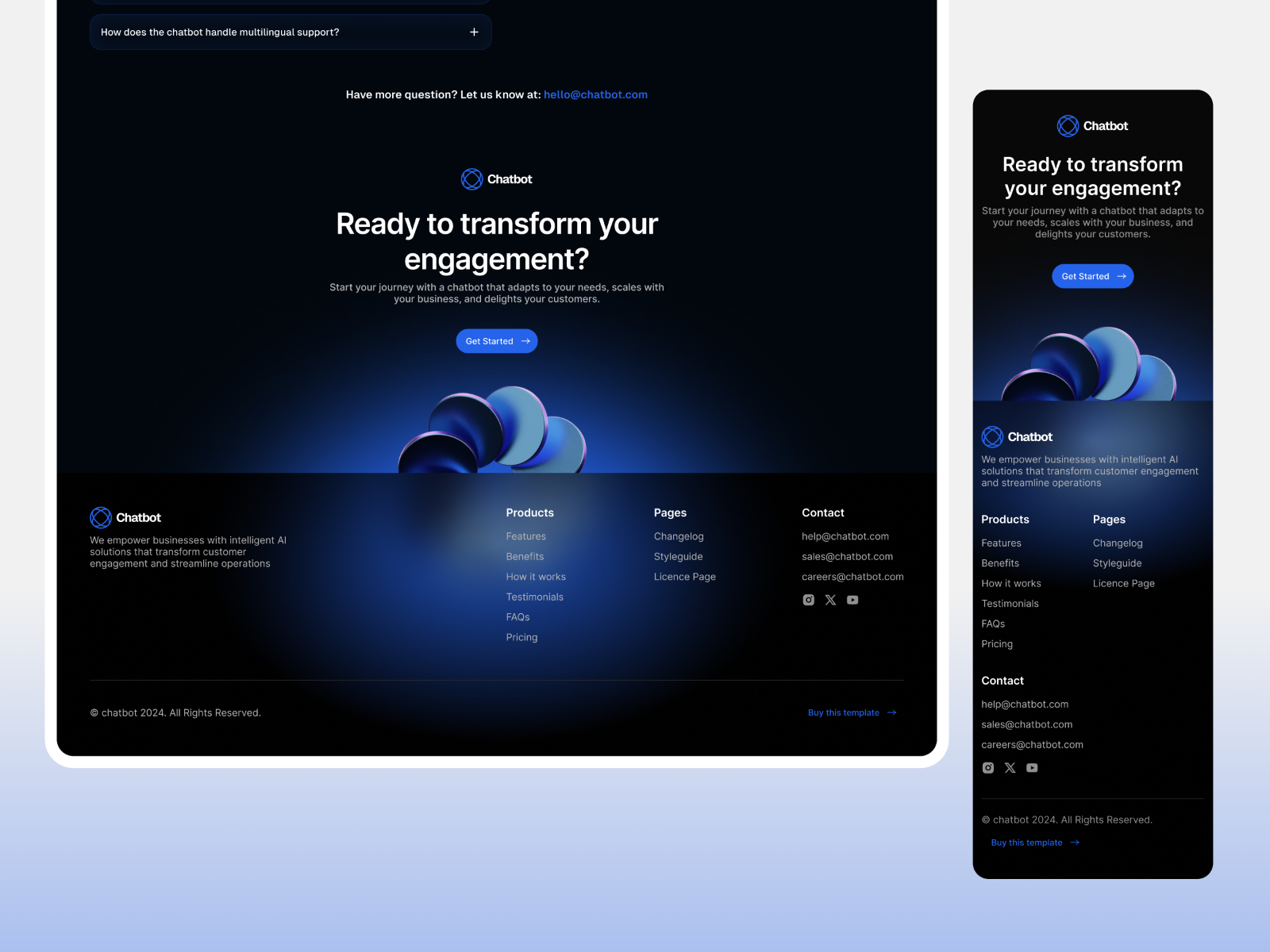 高级暗黑现代 AI 产品官网设计灵感，人工智能、SaaS Framer 网站模板详情图 4