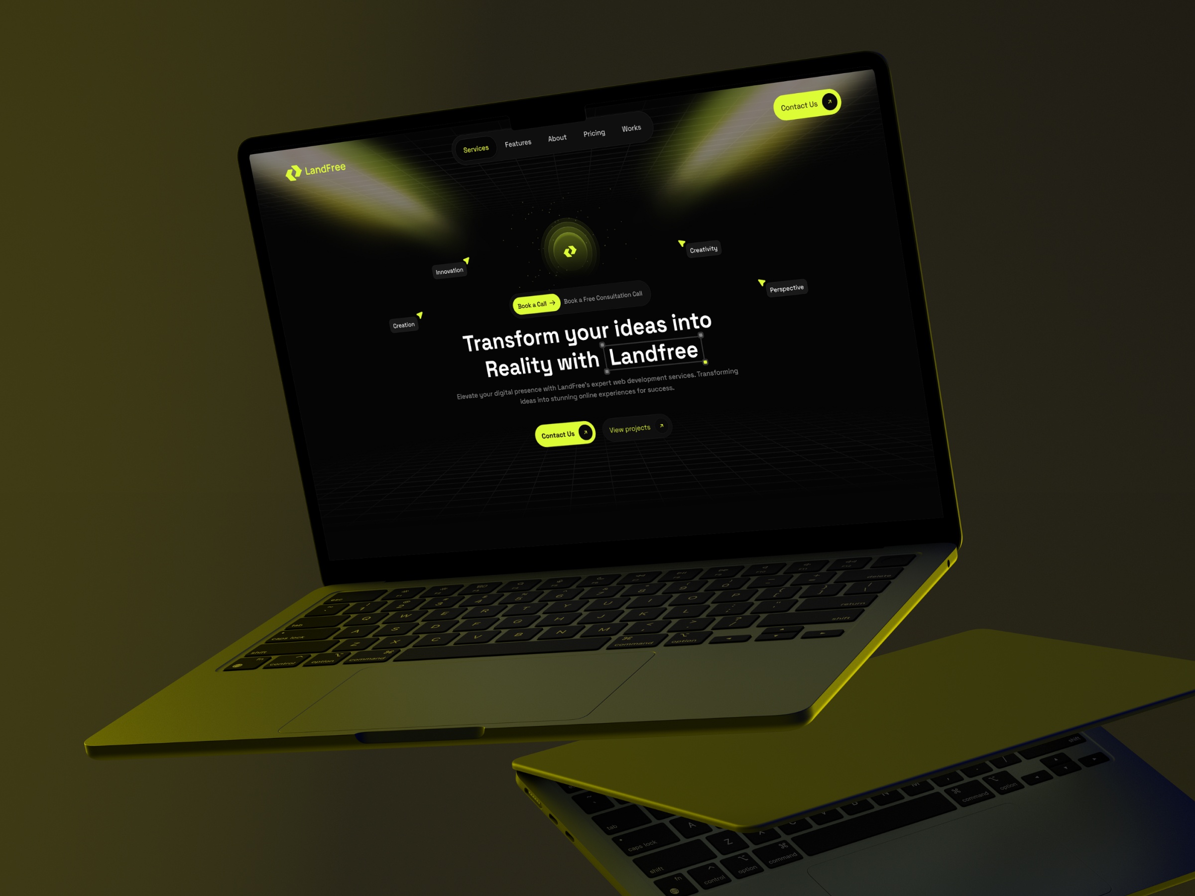 Web3 项目官网设计灵感，Web3、SaaS Framer 网站模板详情图 1