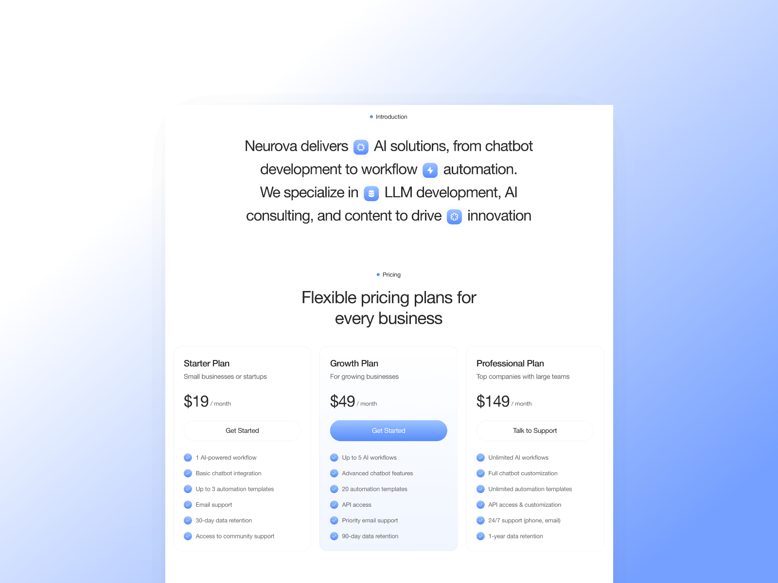 AI 机构落地页设计灵感，人工智能、设计工作室 Framer 网站模板详情图 3