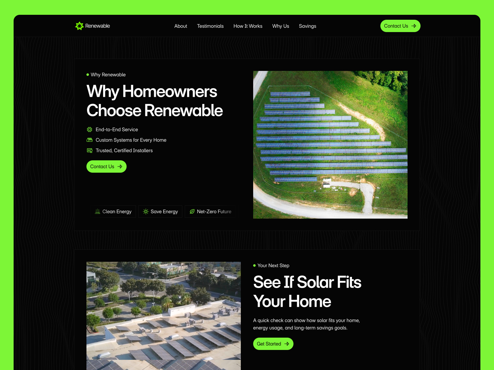 黑白极简现代落地页设计案例，企业官网、落地页 Framer 网站模板详情图 4