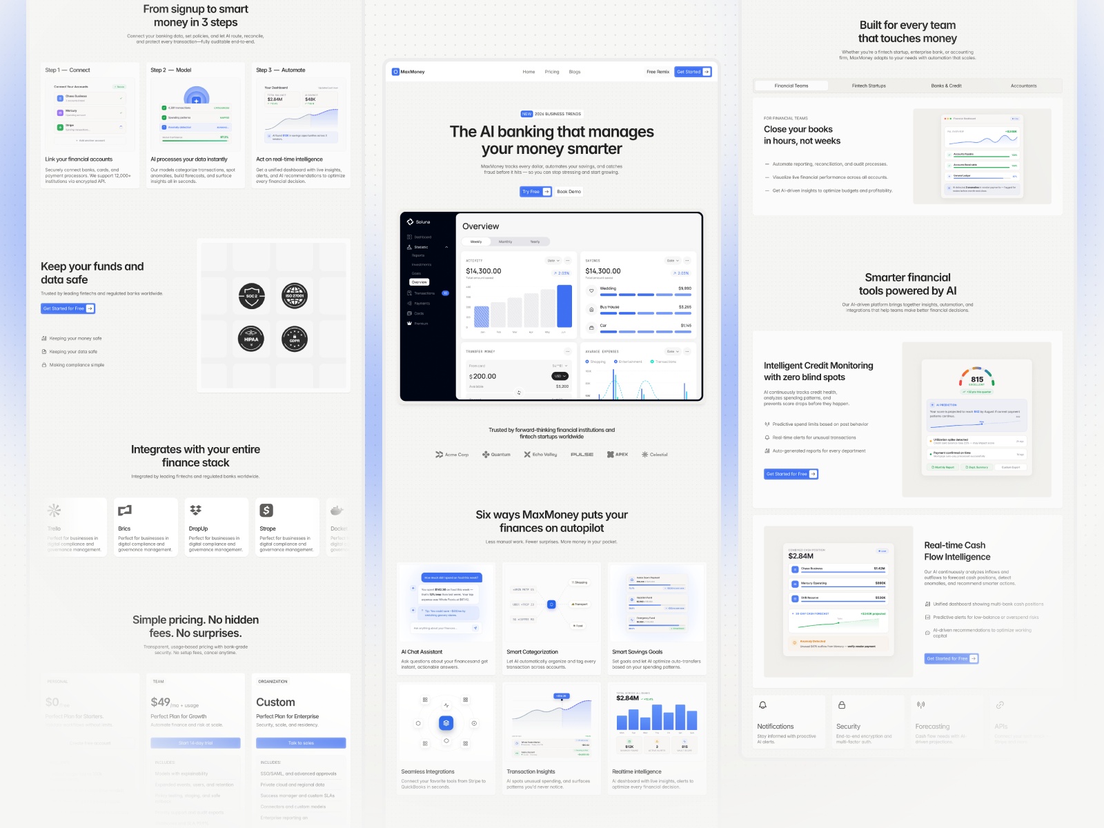 现代动效 AI 产品官网设计灵感，Web3、人工智能 Framer 网站模板详情图 2