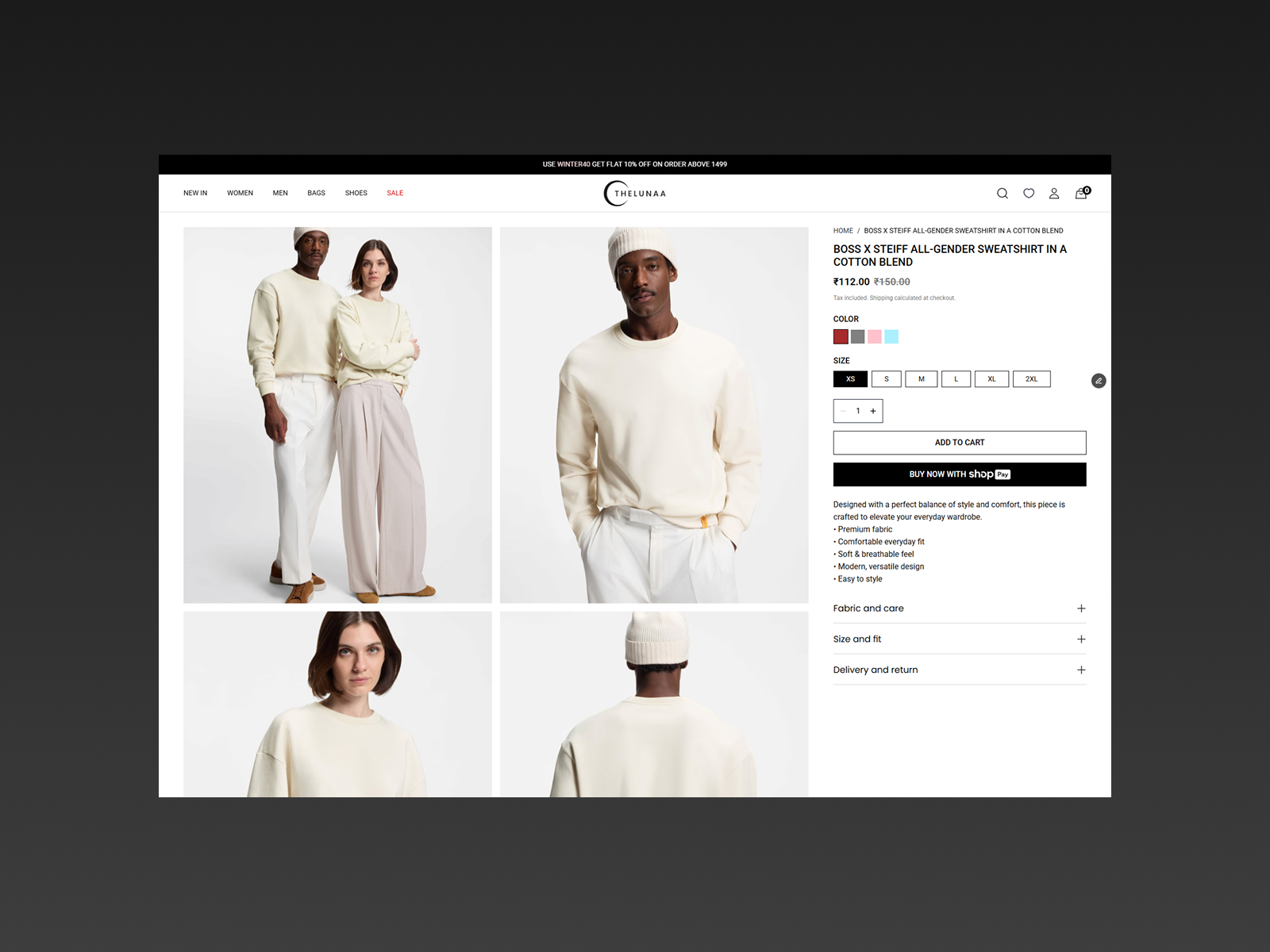 极简现代电商网站设计灵感，电商、美容时尚 Framer 网站模板详情图 3