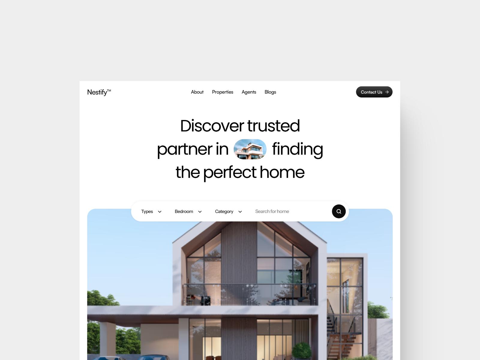 现代房地产网站设计灵感，房地产、企业官网 Framer 网站模板详情图 2