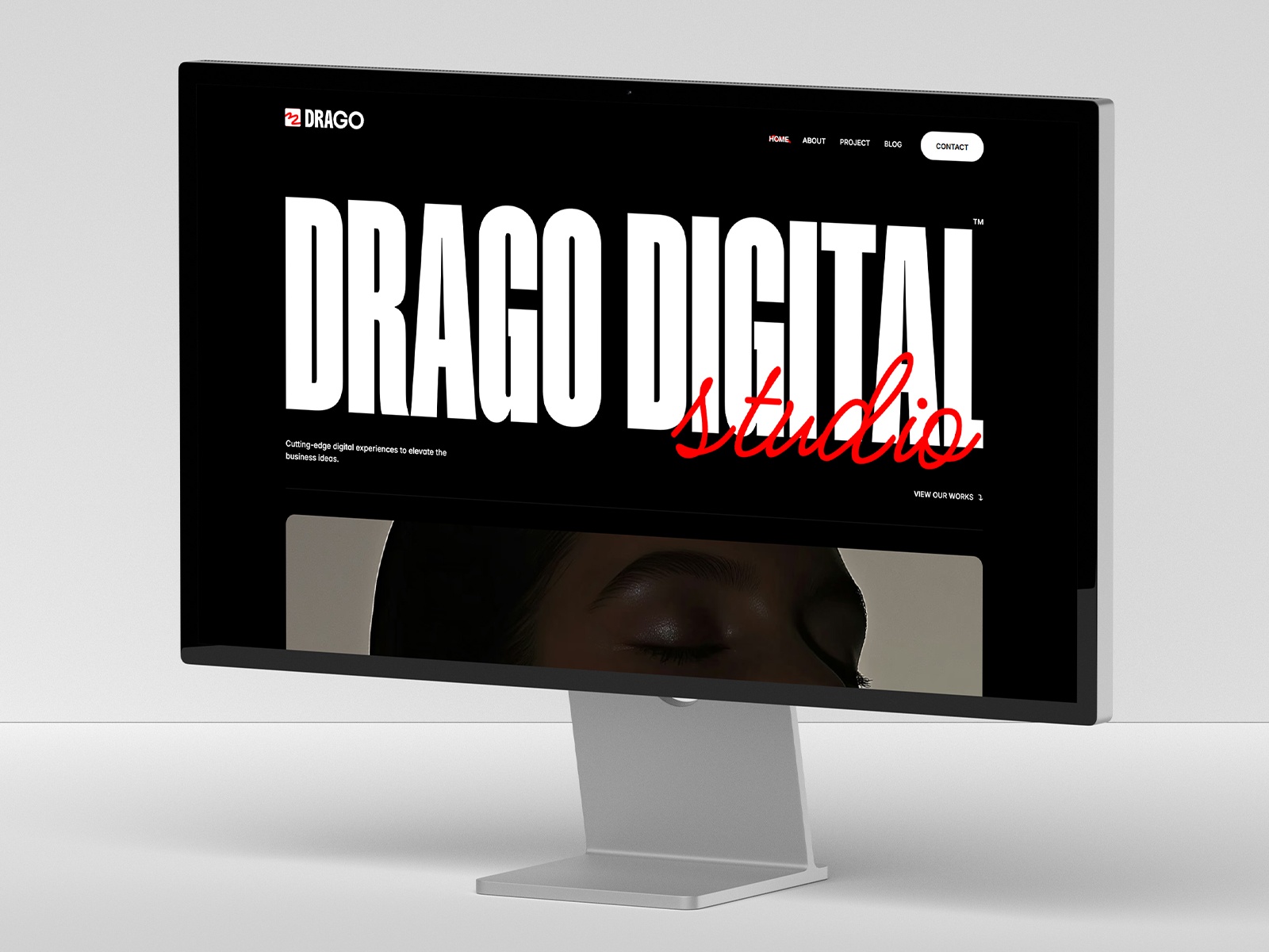 现代动效创意机构官网设计灵感，设计工作室、作品集 Framer 网站模板详情图 1