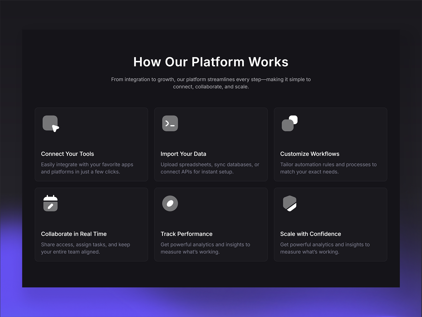 极简现代 SaaS 产品官网设计灵感，SaaS、落地页 Framer 网站模板详情图 4