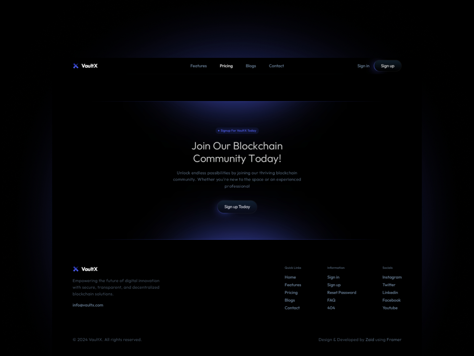 高级暗黑极简 AI 产品官网设计灵感，Web3、人工智能 Framer 网站模板详情图 4