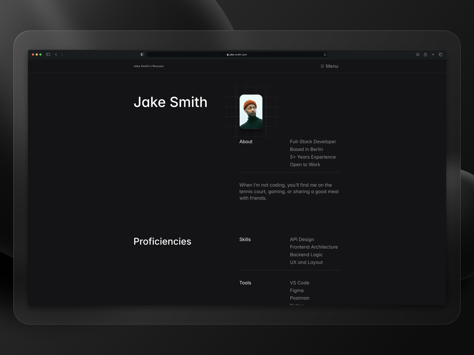 高级暗黑极简个人品牌网站设计灵感，SaaS、作品集 Framer 网站模板详情图 1