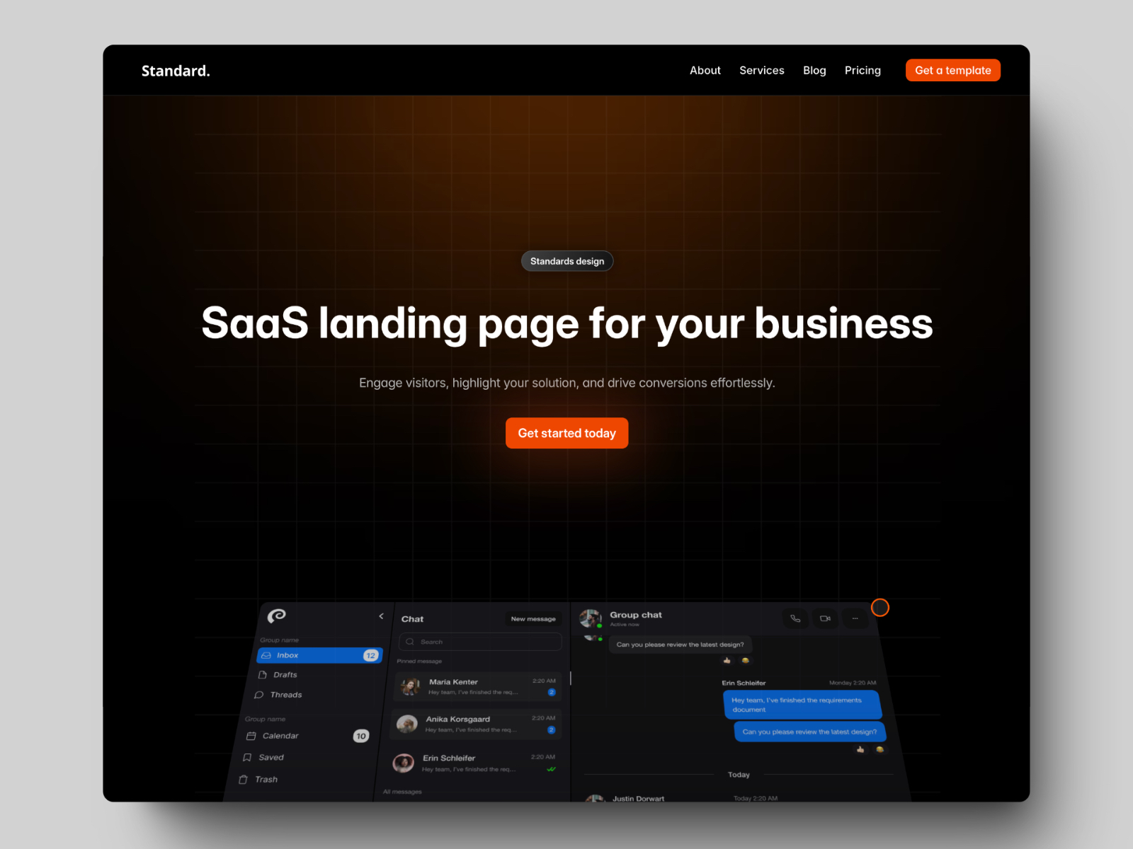 SaaS 产品官网设计灵感，SaaS、企业官网 Framer 网站模板详情图 1