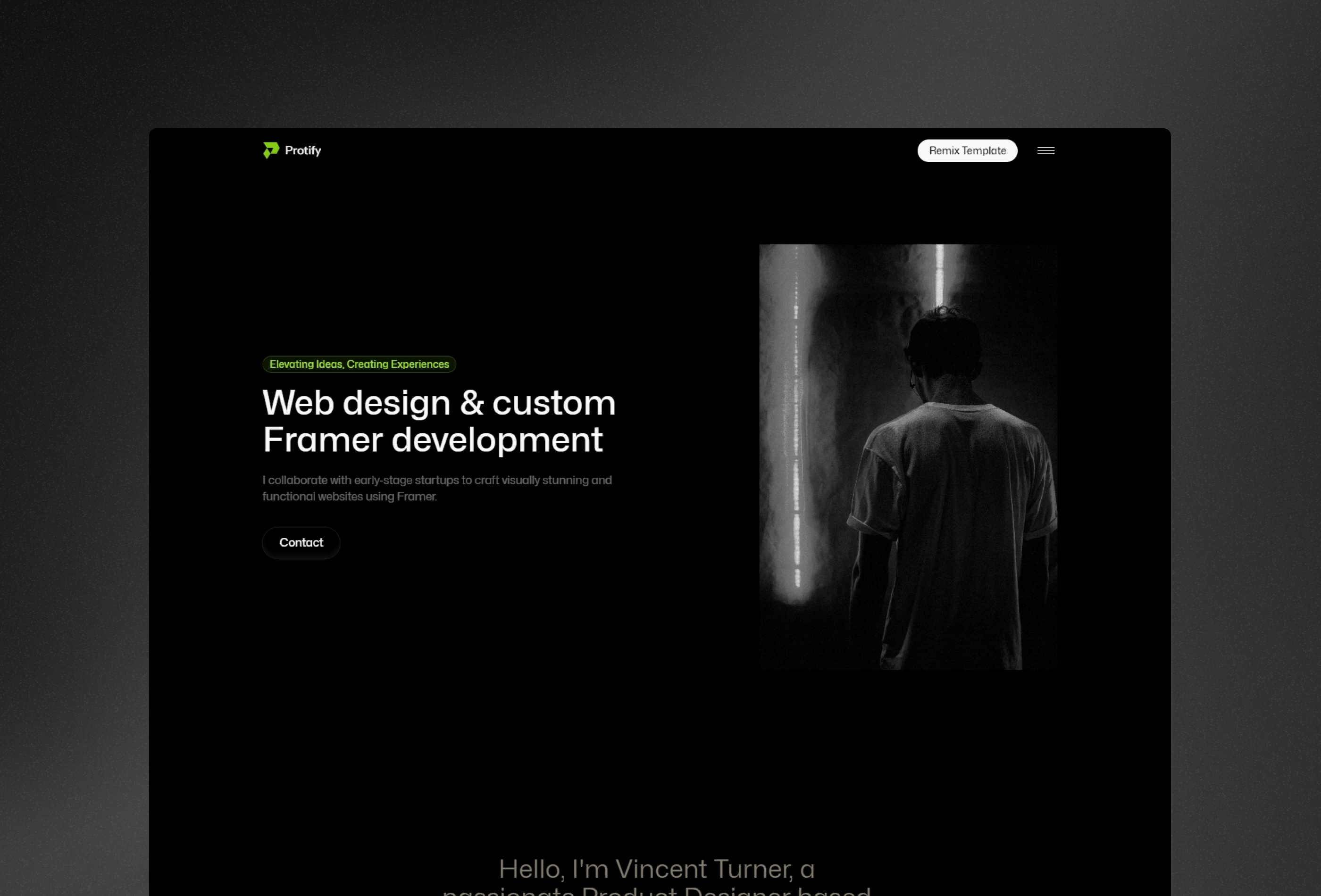 创意机构官网设计灵感，设计工作室、作品集 Framer 网站模板详情图 2