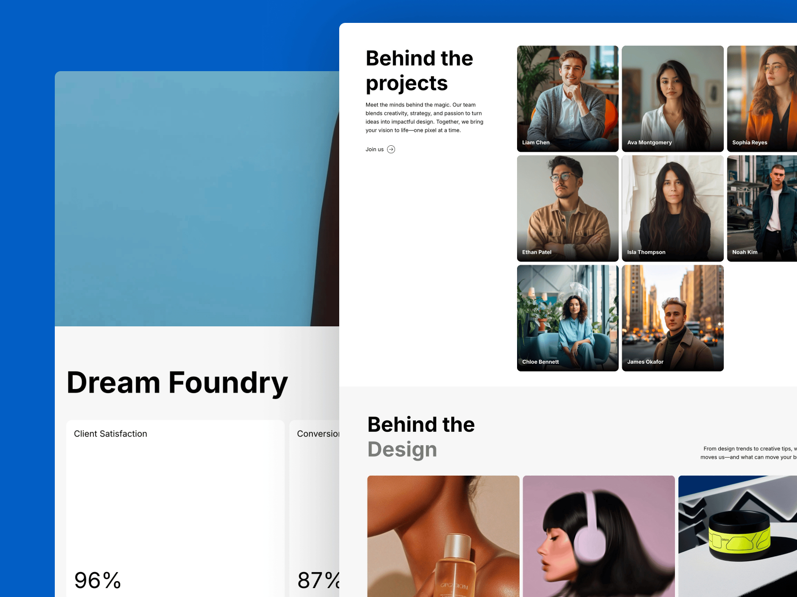 现代专业 Web3 项目官网设计灵感，Web3、设计工作室 Framer 网站模板详情图 4
