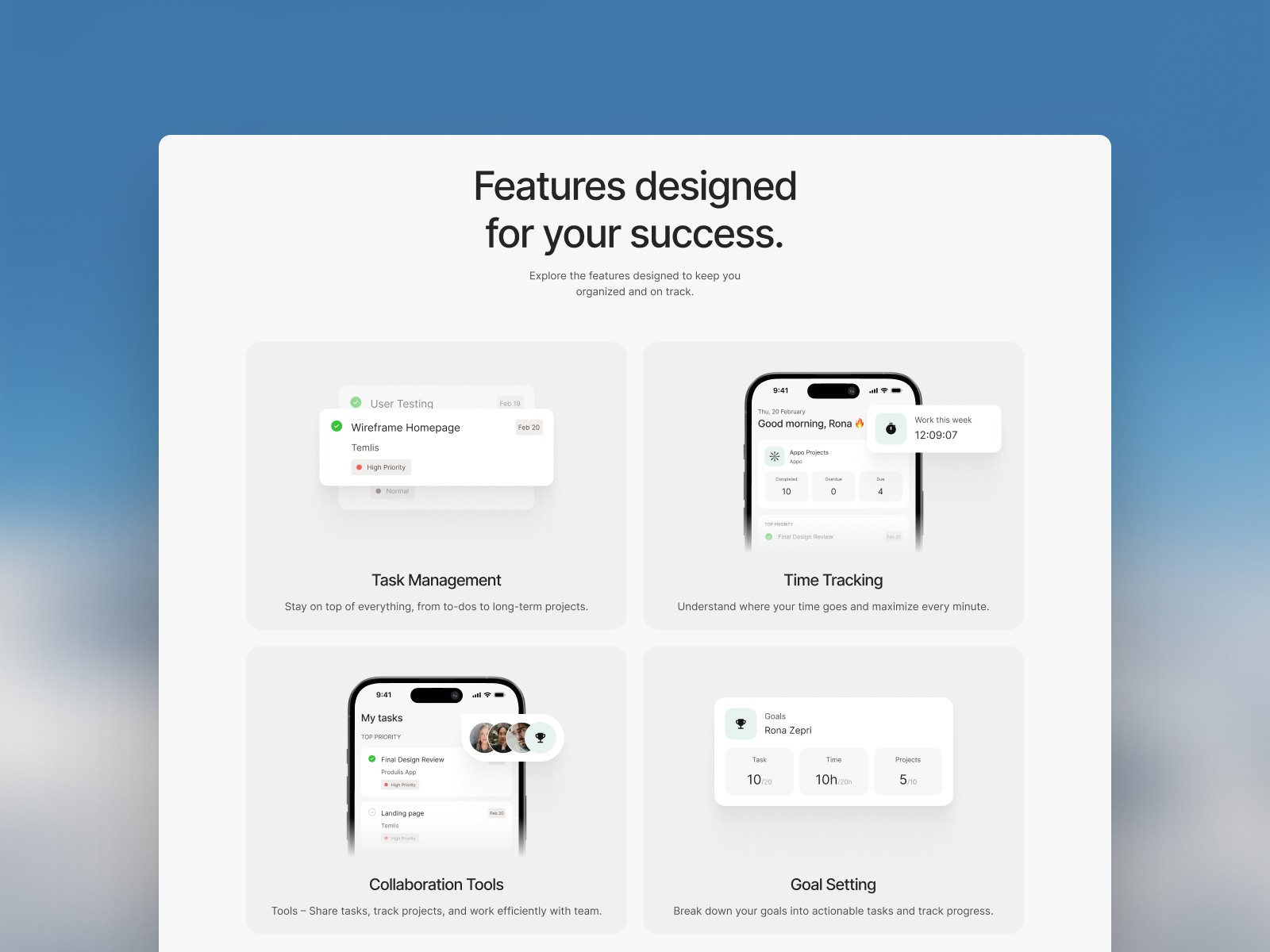 极简现代落地页设计案例，SaaS、落地页 Framer 网站模板详情图 3