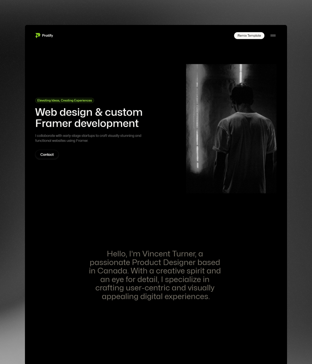 创意机构官网设计灵感，设计工作室、作品集 Framer 网站模板详情图 1
