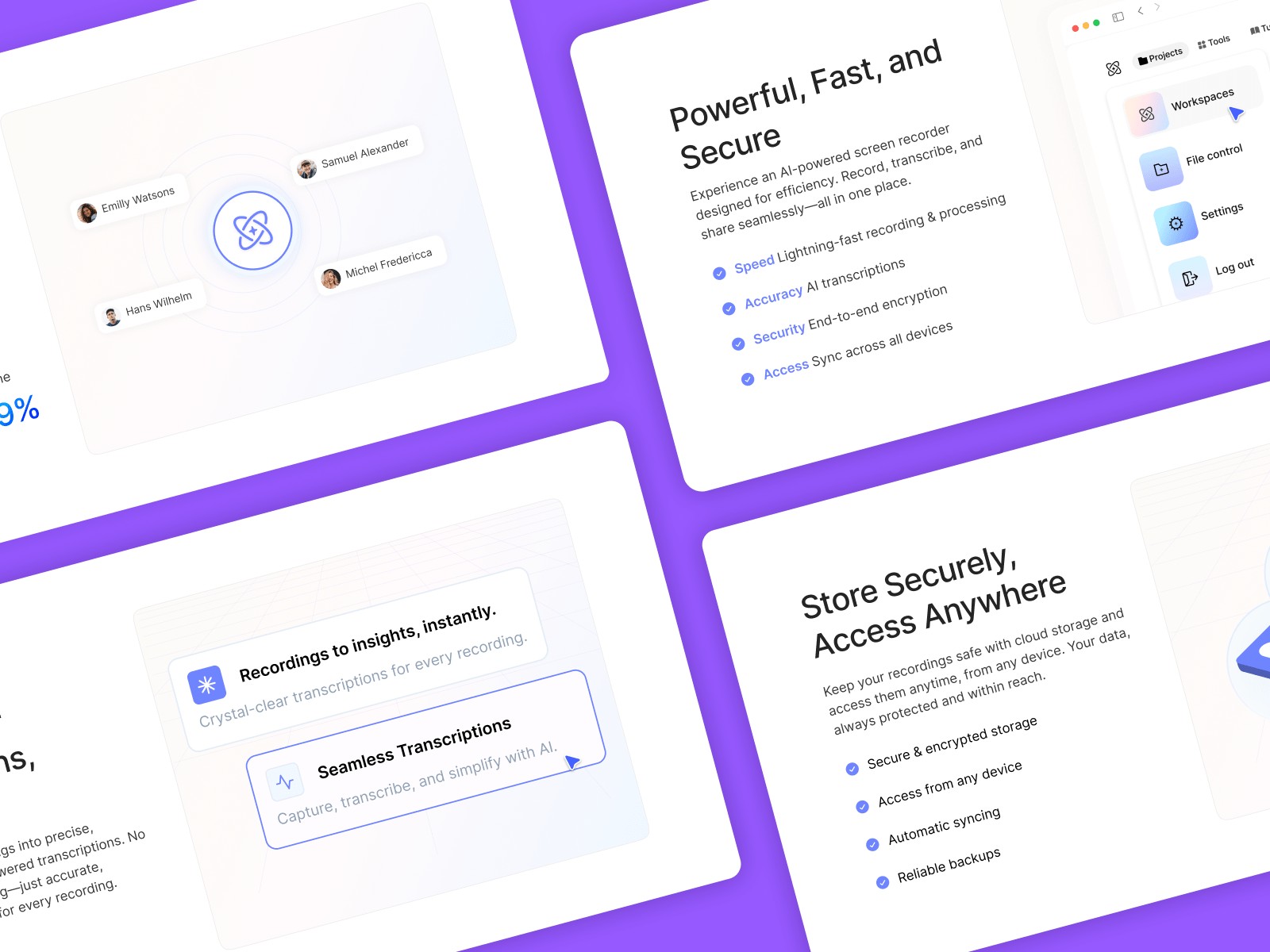 现代动效 AI 产品官网设计灵感，人工智能、SaaS Framer 网站模板详情图 3