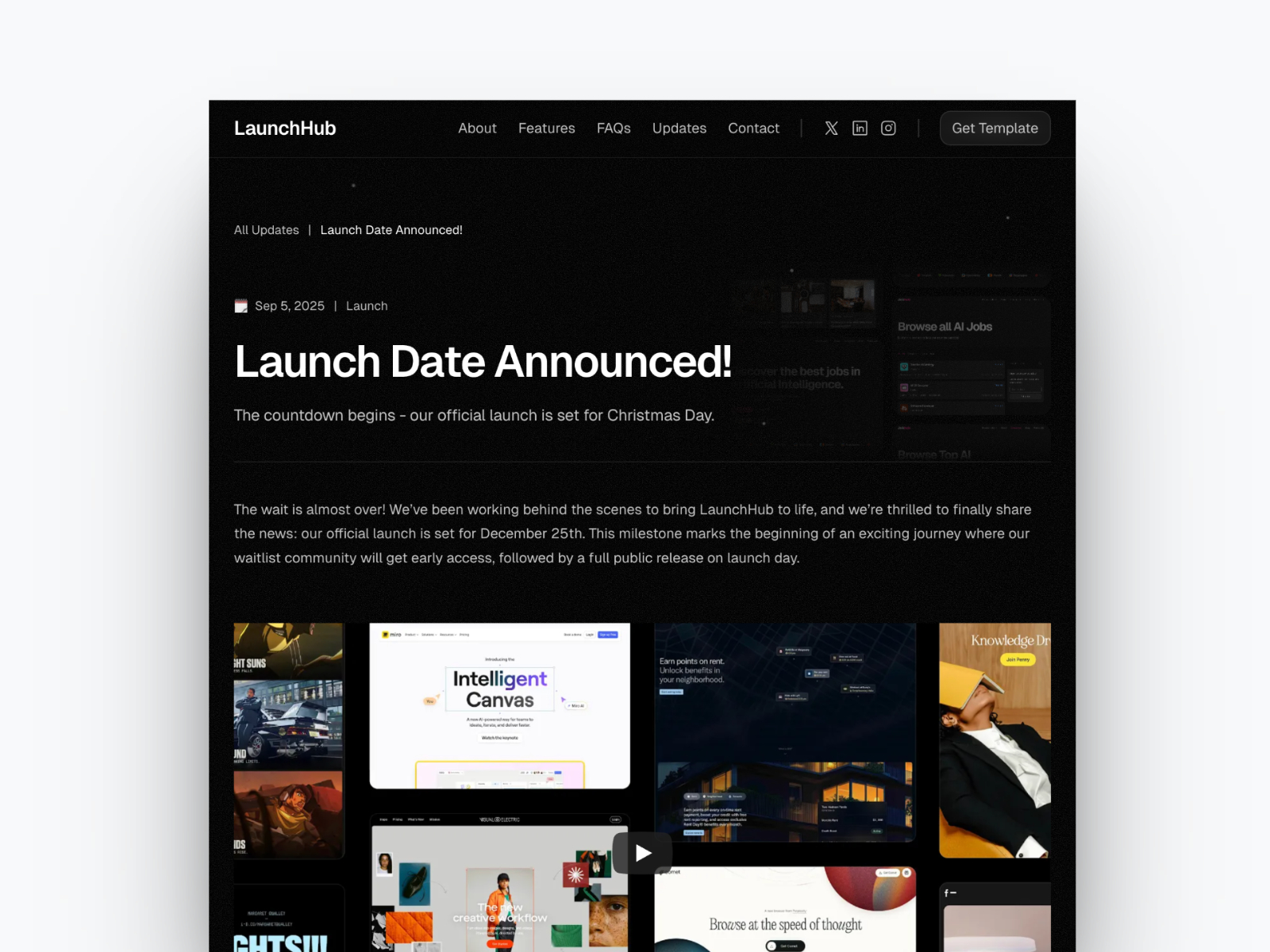高级暗黑黑白极简落地页设计案例，SaaS、落地页 Framer 网站模板详情图 2