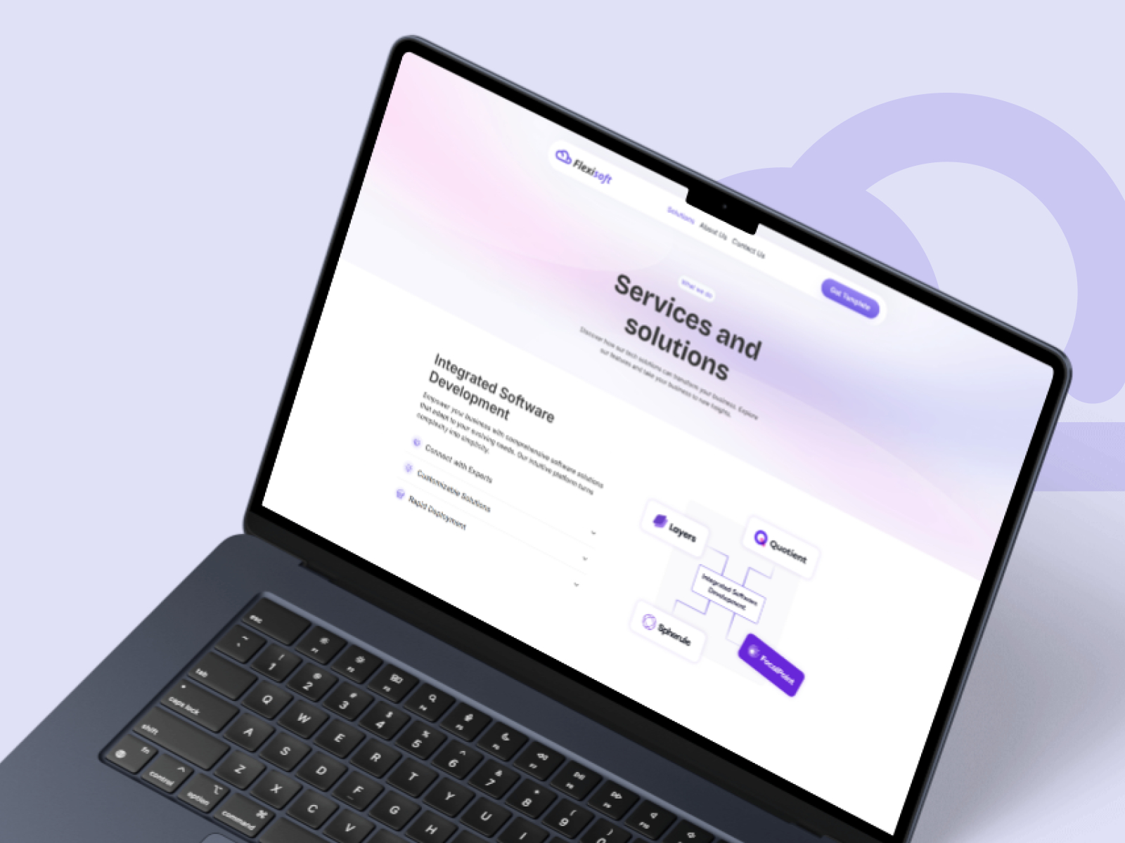 SaaS 产品官网设计灵感，SaaS Framer 网站模板详情图 2