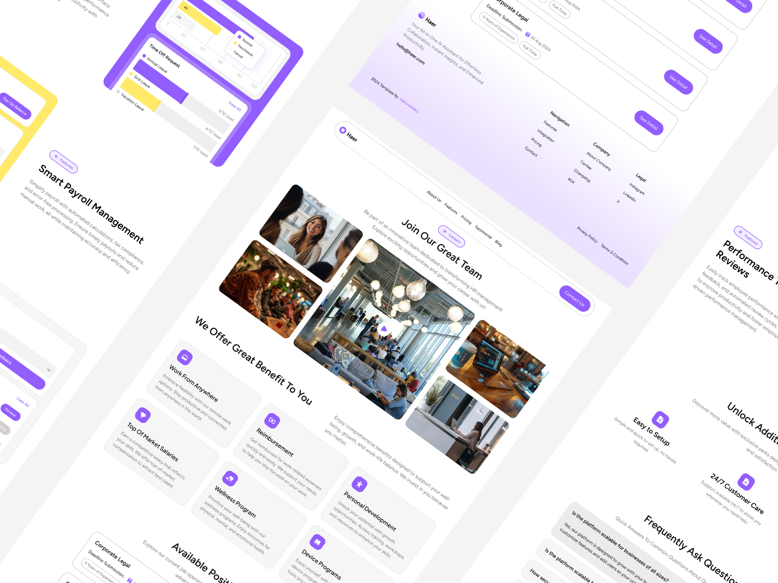 SaaS 产品官网设计灵感，SaaS Framer 网站模板详情图 4