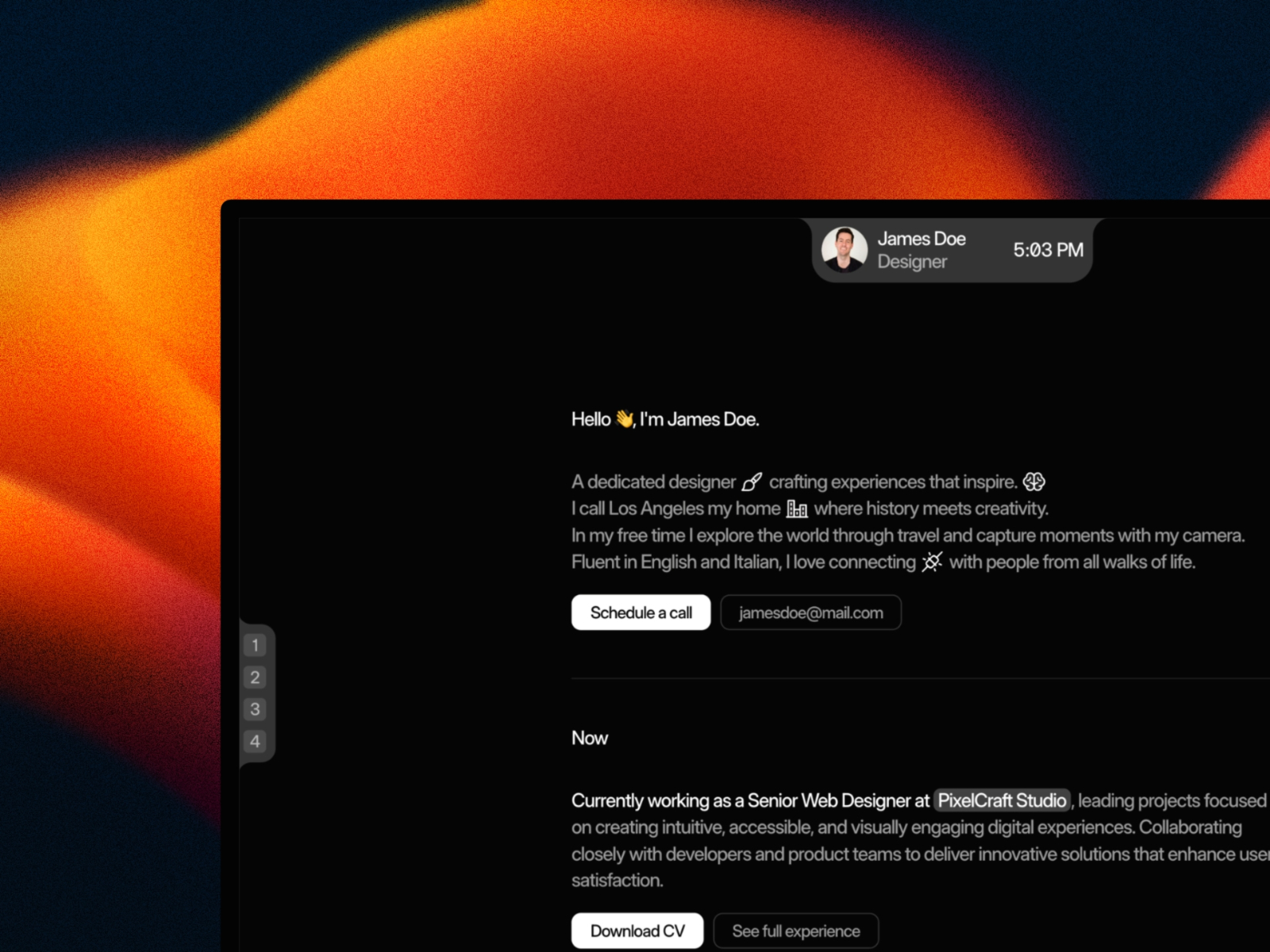 极简现代作品集网站设计灵感，SaaS、作品集 Framer 网站模板详情图 2