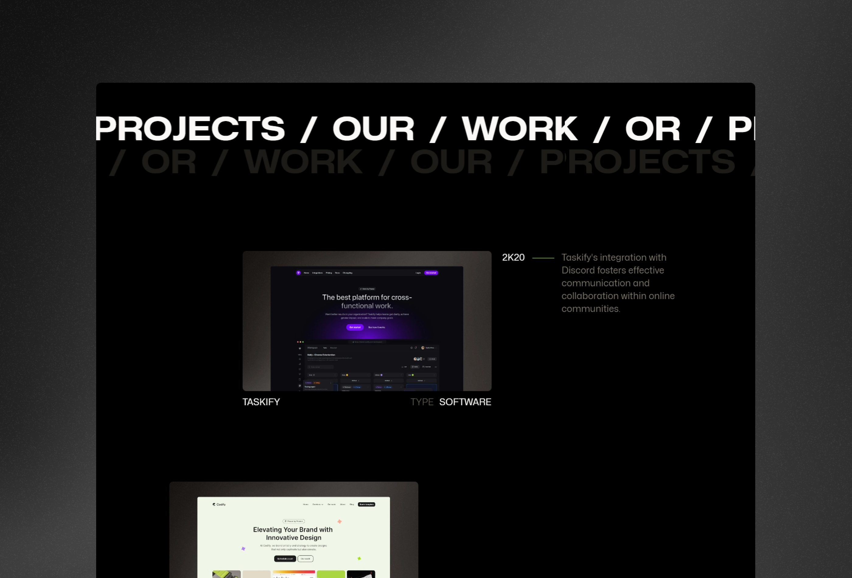创意机构官网设计灵感，设计工作室、作品集 Framer 网站模板详情图 3