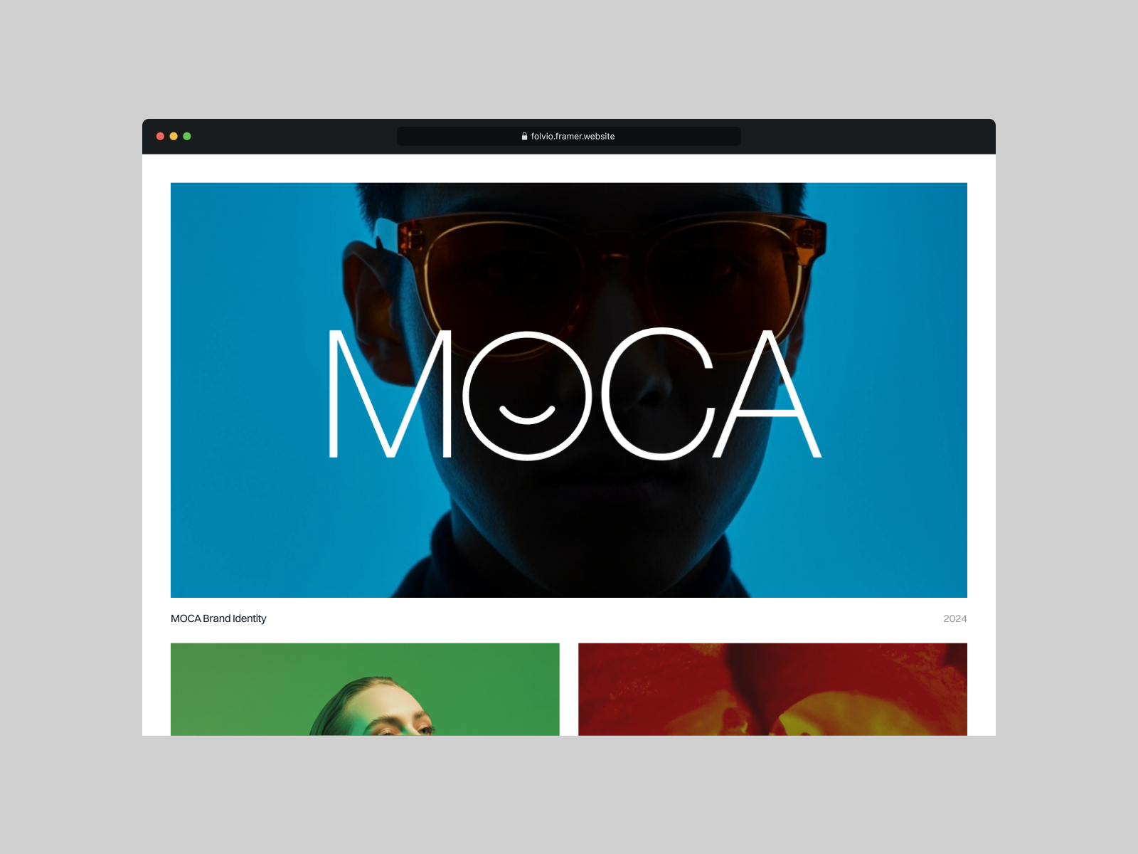 作品集网站设计灵感，作品集、落地页 Framer 网站模板详情图 4