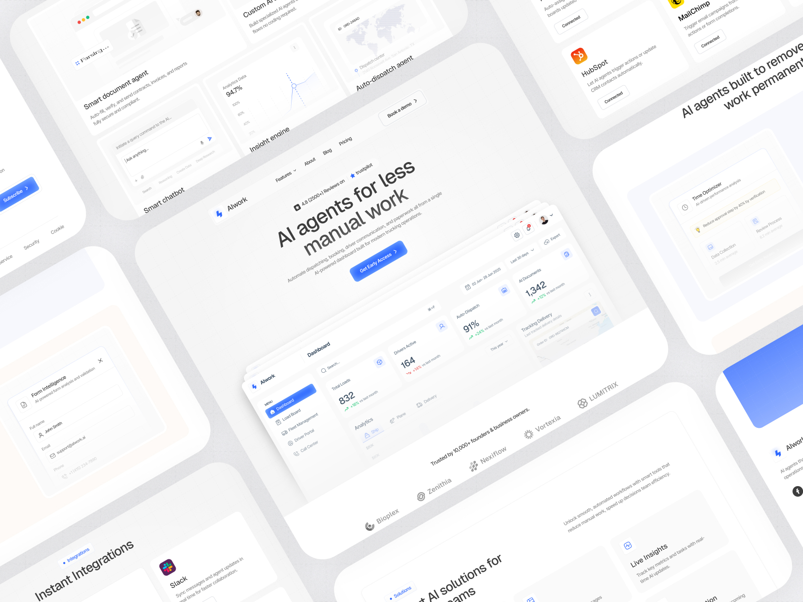 现代专业 AI 产品官网设计灵感，人工智能、SaaS Framer 网站模板详情图 1