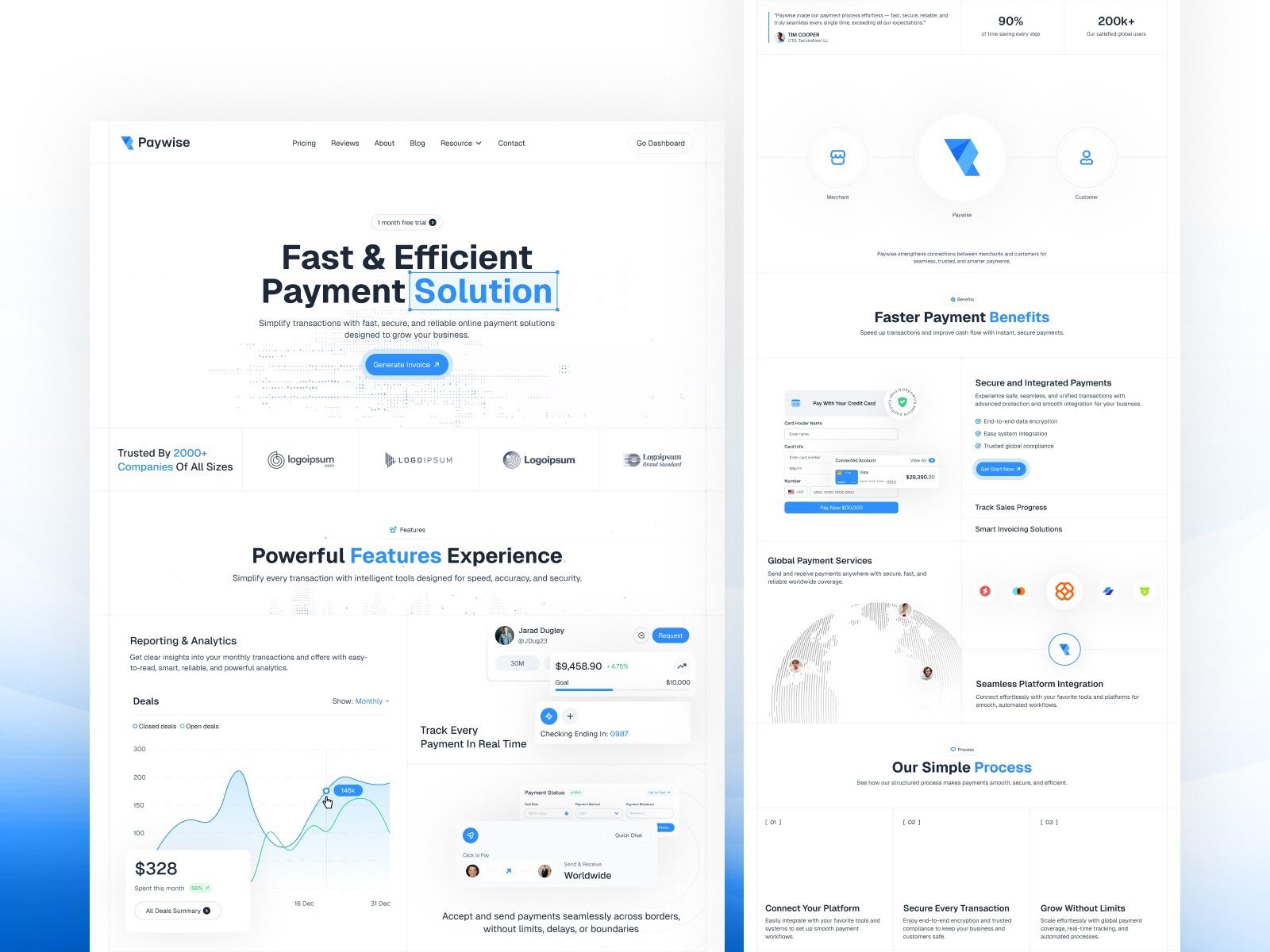 现代专业 SaaS 产品官网设计灵感，SaaS Framer 网站模板详情图 2