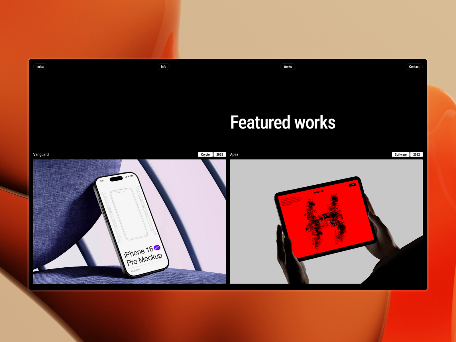 极简现代创意机构官网设计灵感，设计工作室、作品集 Framer 网站模板详情图 4