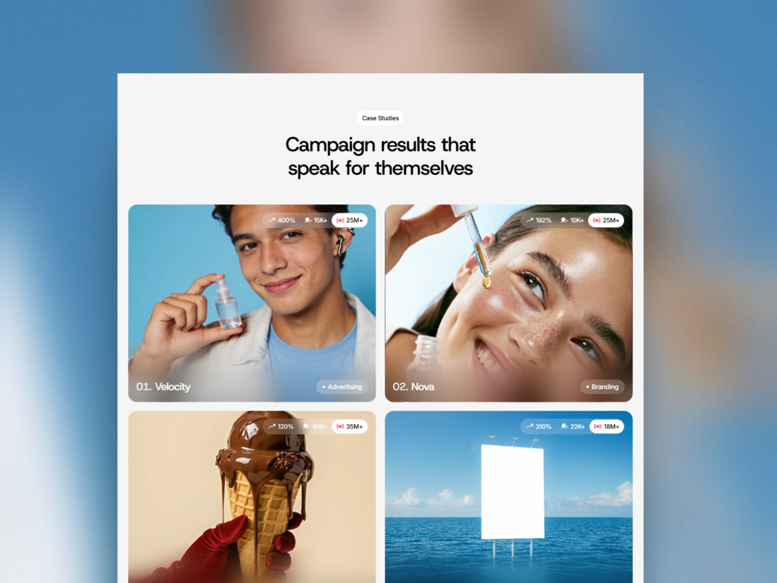 极简现代创意机构官网设计灵感，设计工作室 Framer 网站模板详情图 3