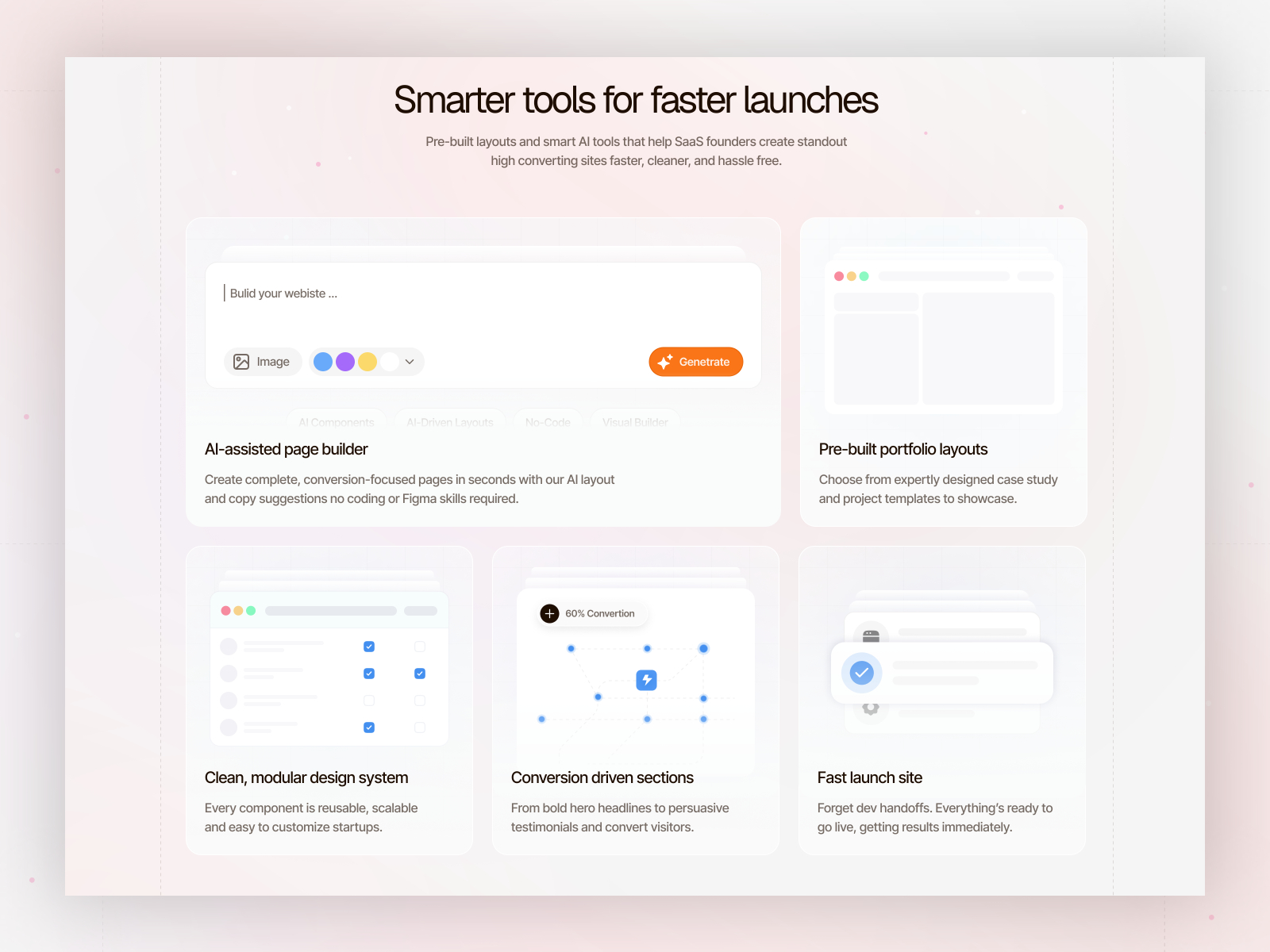 现代专业 AI 产品官网设计灵感，人工智能、SaaS Framer 网站模板详情图 4