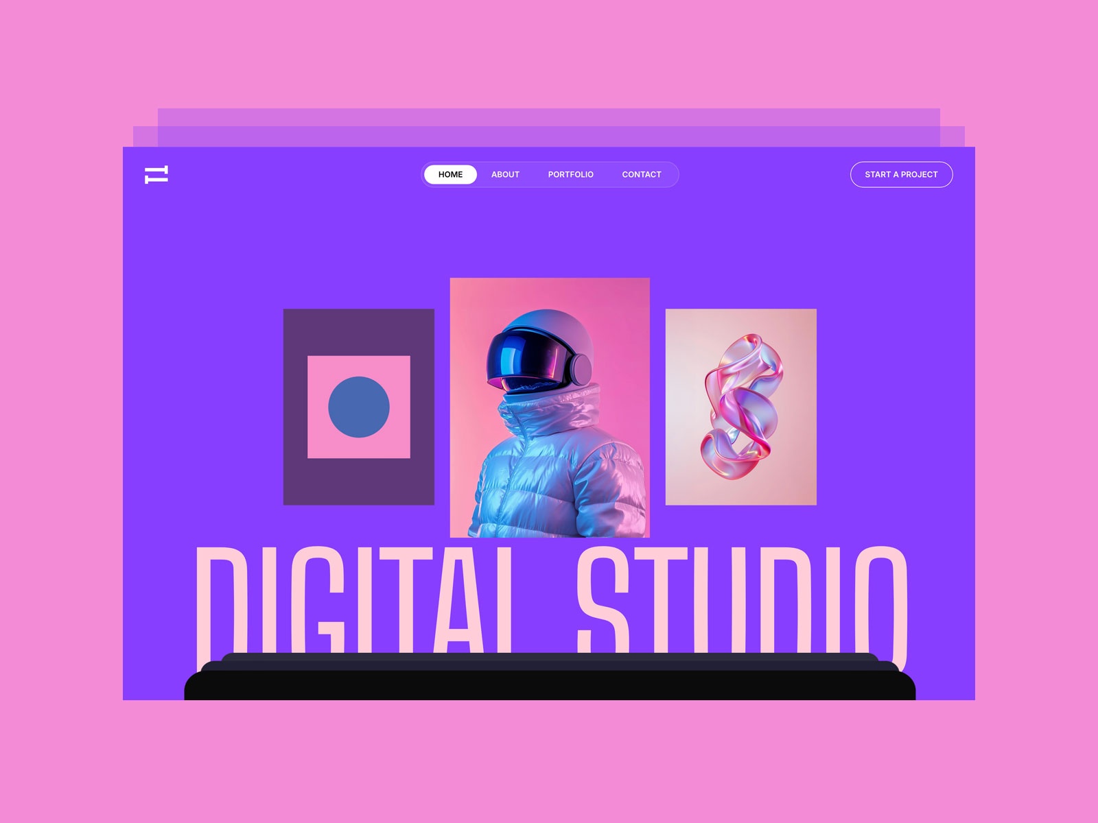 现代专业创意机构官网设计灵感，设计工作室、作品集 Framer 网站模板详情图 2