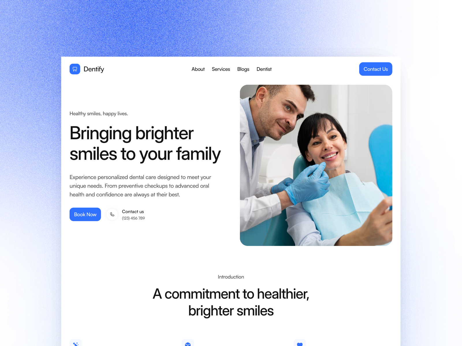 医疗健康网站设计灵感，医疗健康、企业官网 Framer 网站模板详情图 1