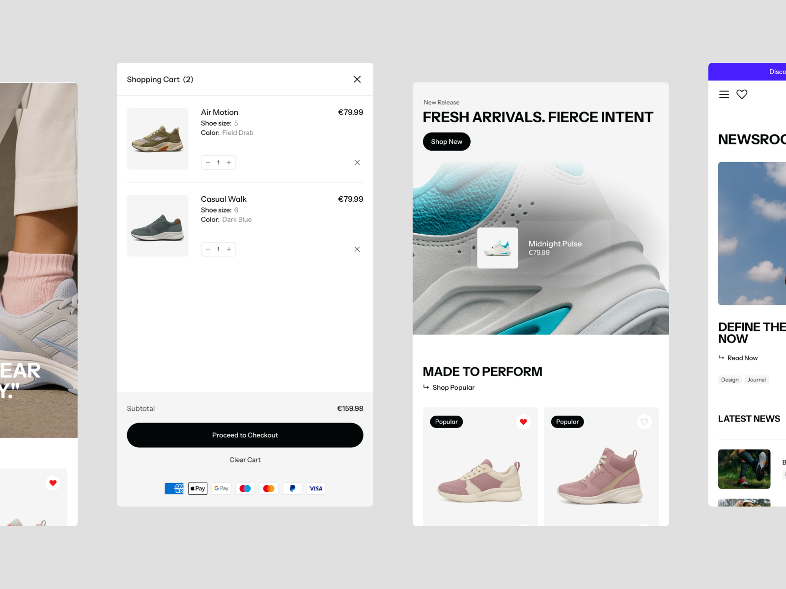 现代专业电商网站设计灵感，电商、美容时尚 Framer 网站模板详情图 4