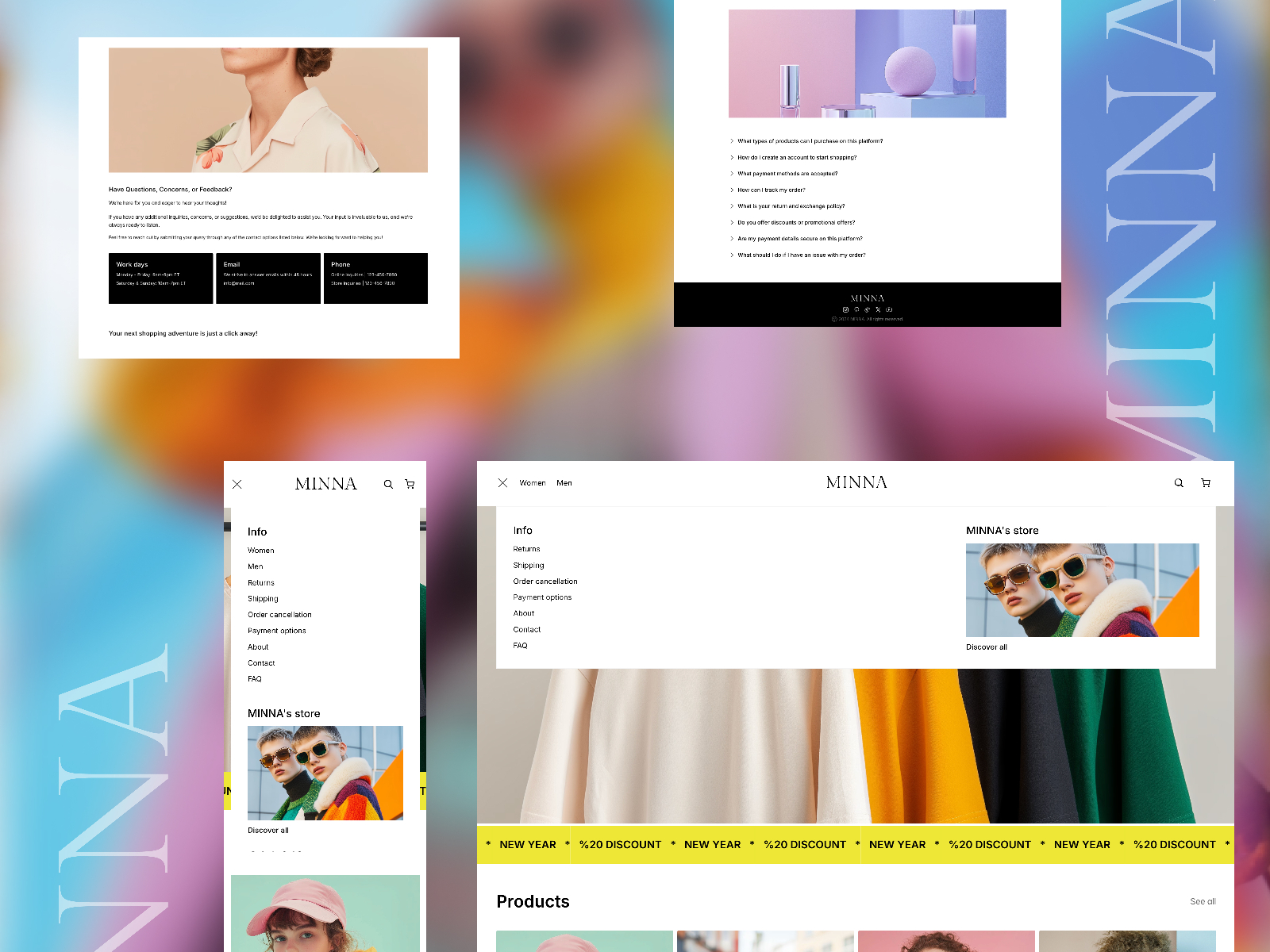 极简现代电商网站设计灵感，电商、美容时尚 Framer 网站模板详情图 4