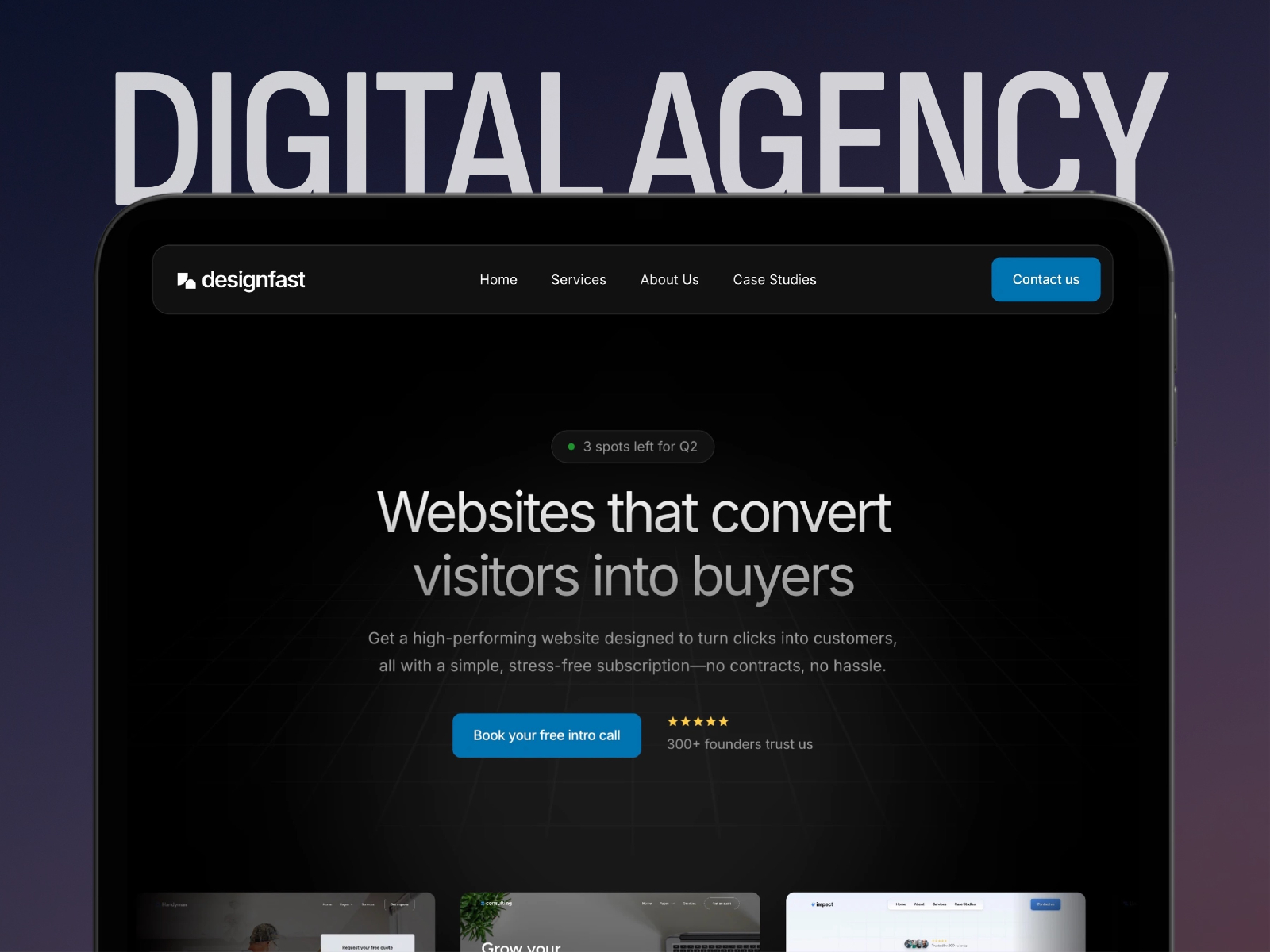 现代专业创意机构官网设计灵感，SaaS、设计工作室 Framer 网站模板详情图 1