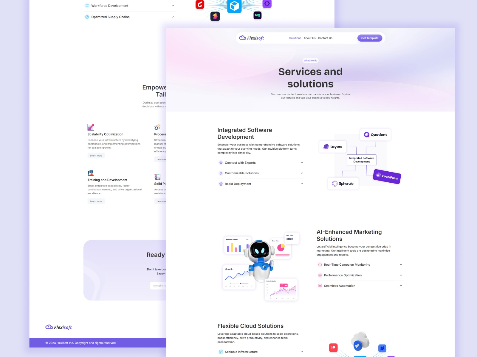 SaaS 产品官网设计灵感，SaaS Framer 网站模板详情图 3