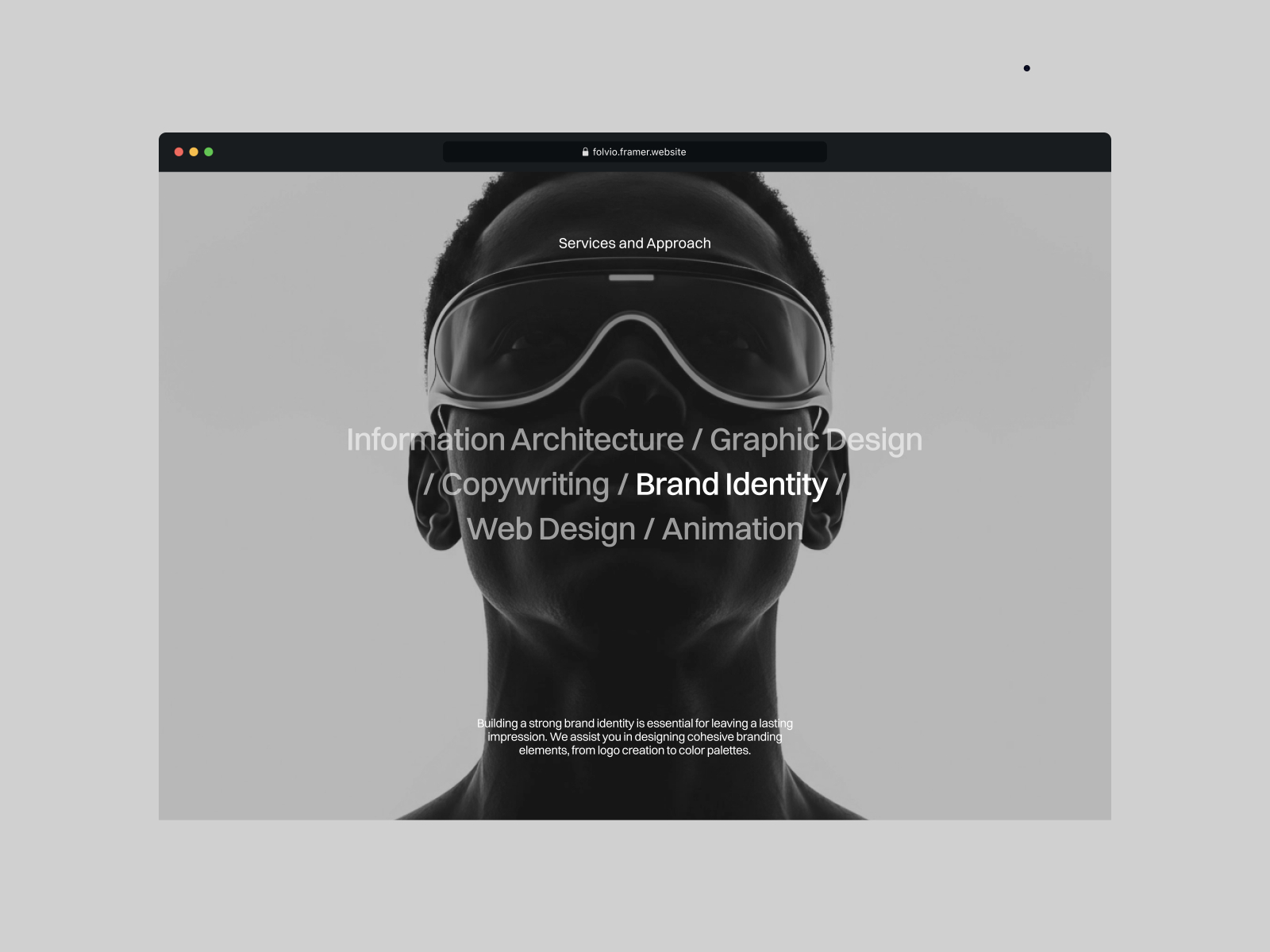 作品集网站设计灵感，作品集、落地页 Framer 网站模板详情图 3