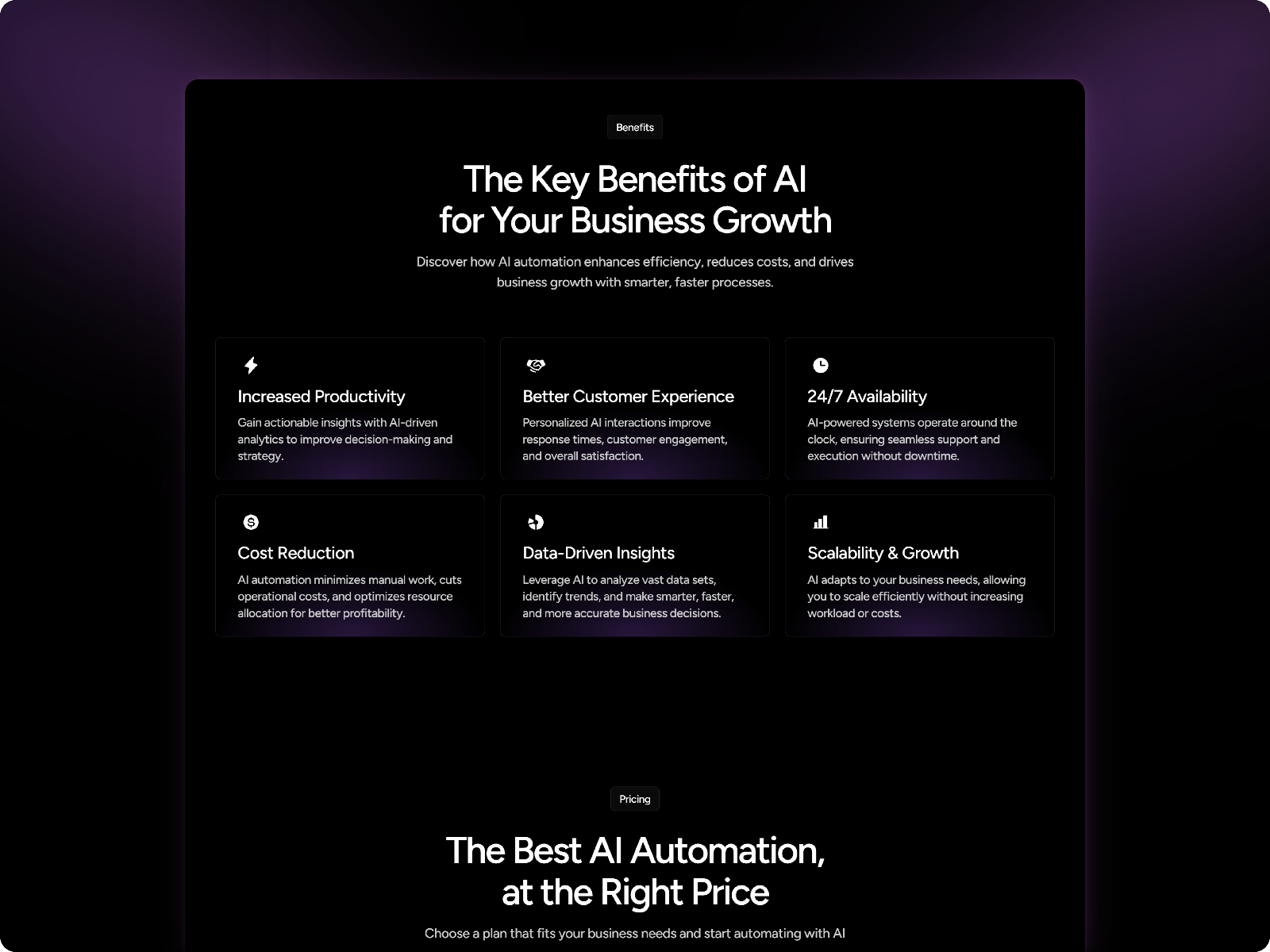 现代动效 AI 机构落地页设计灵感，Web3、人工智能 Framer 网站模板详情图 3
