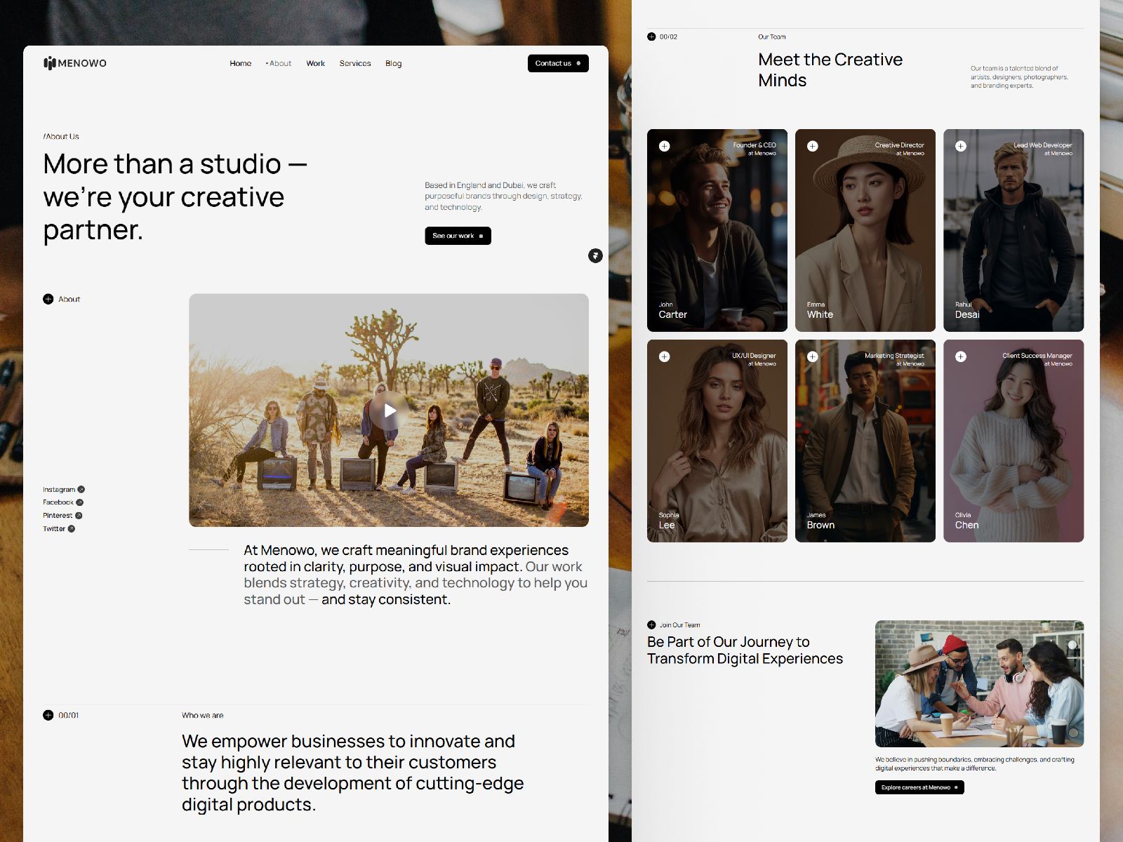 专业3D 插画风创意机构官网设计灵感，设计工作室、作品集 Framer 网站模板详情图 3